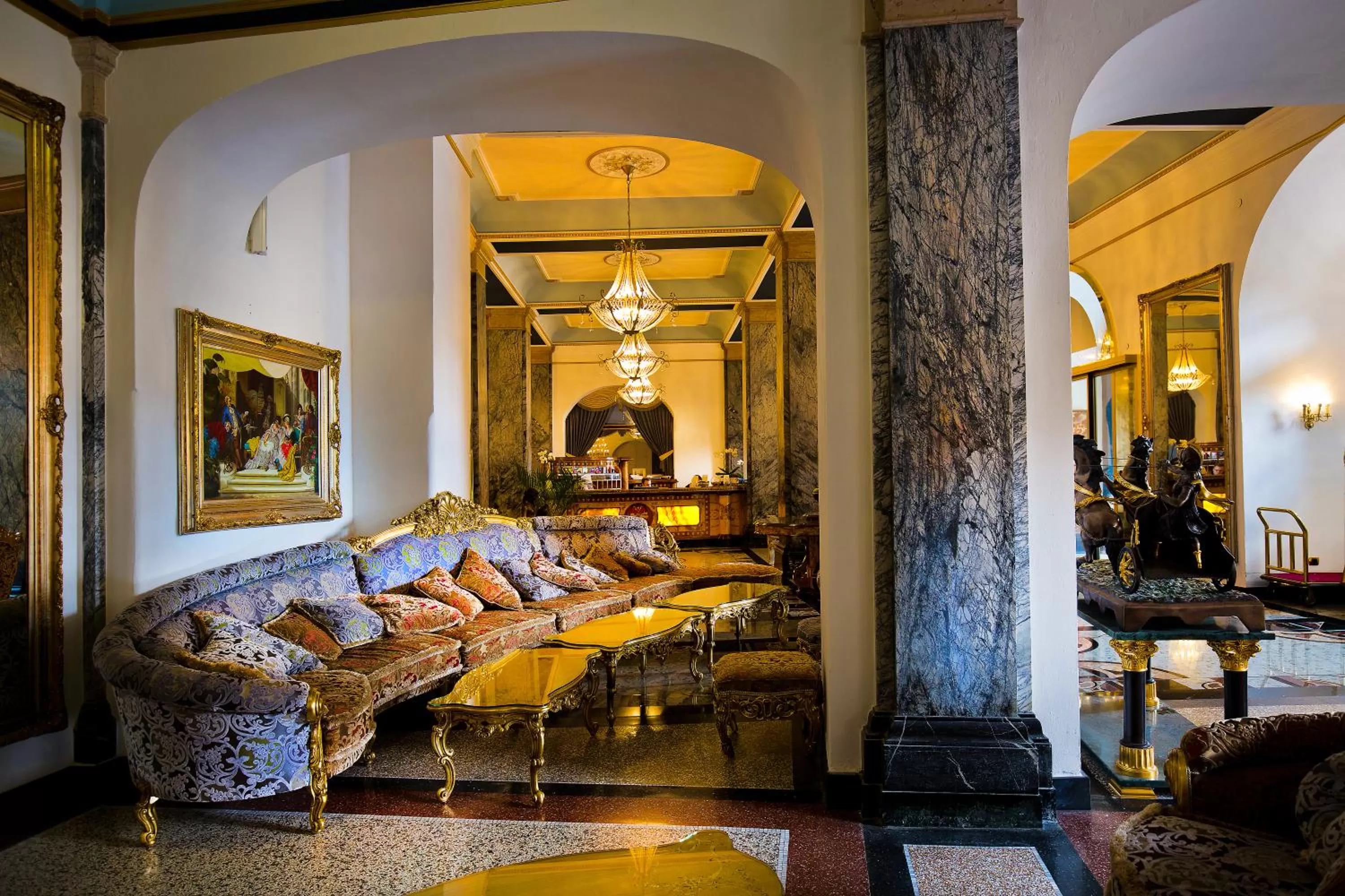 Lobby or reception in Häcker's Hotel