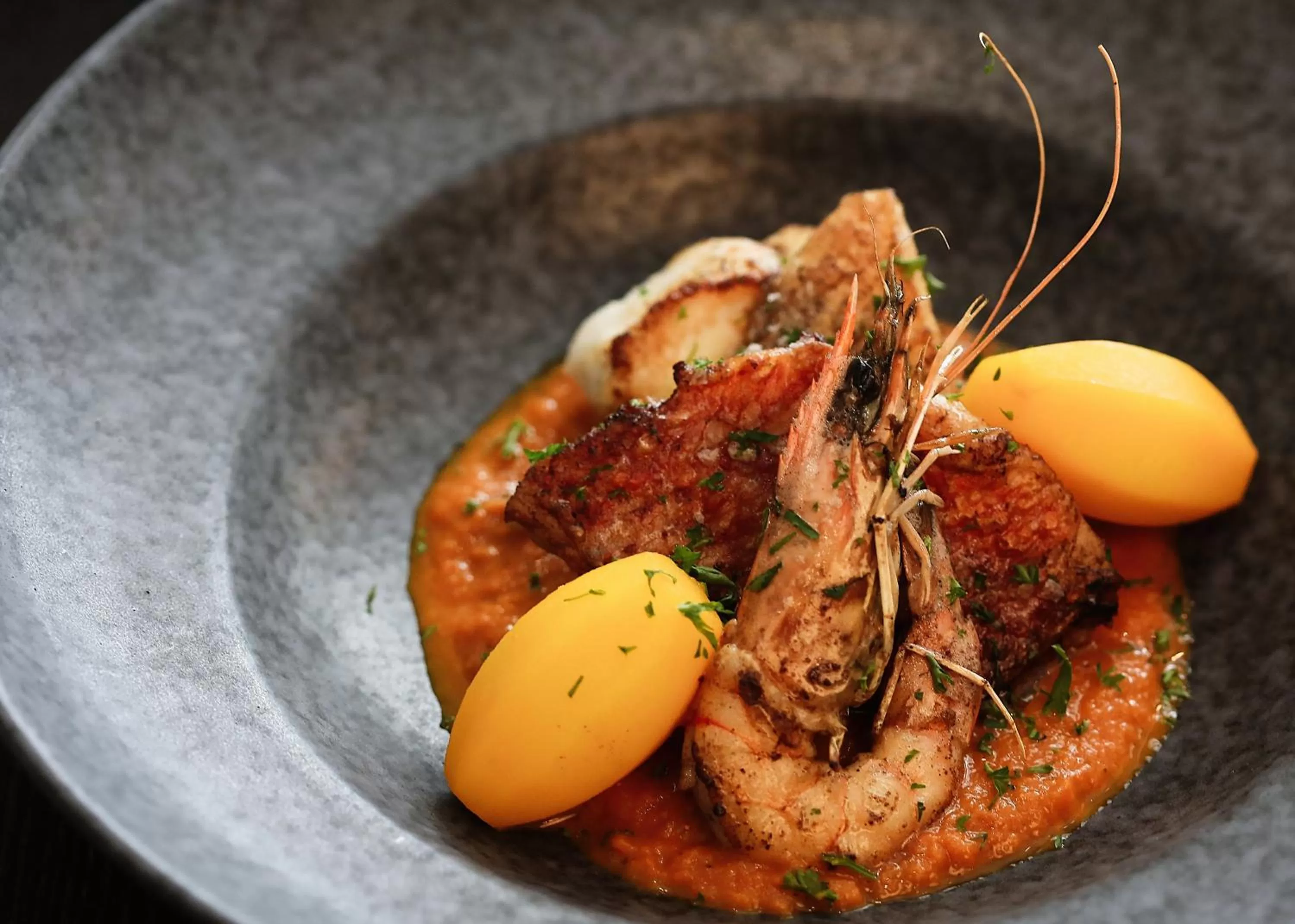 Food close-up in Hotel Du Vin Stratford