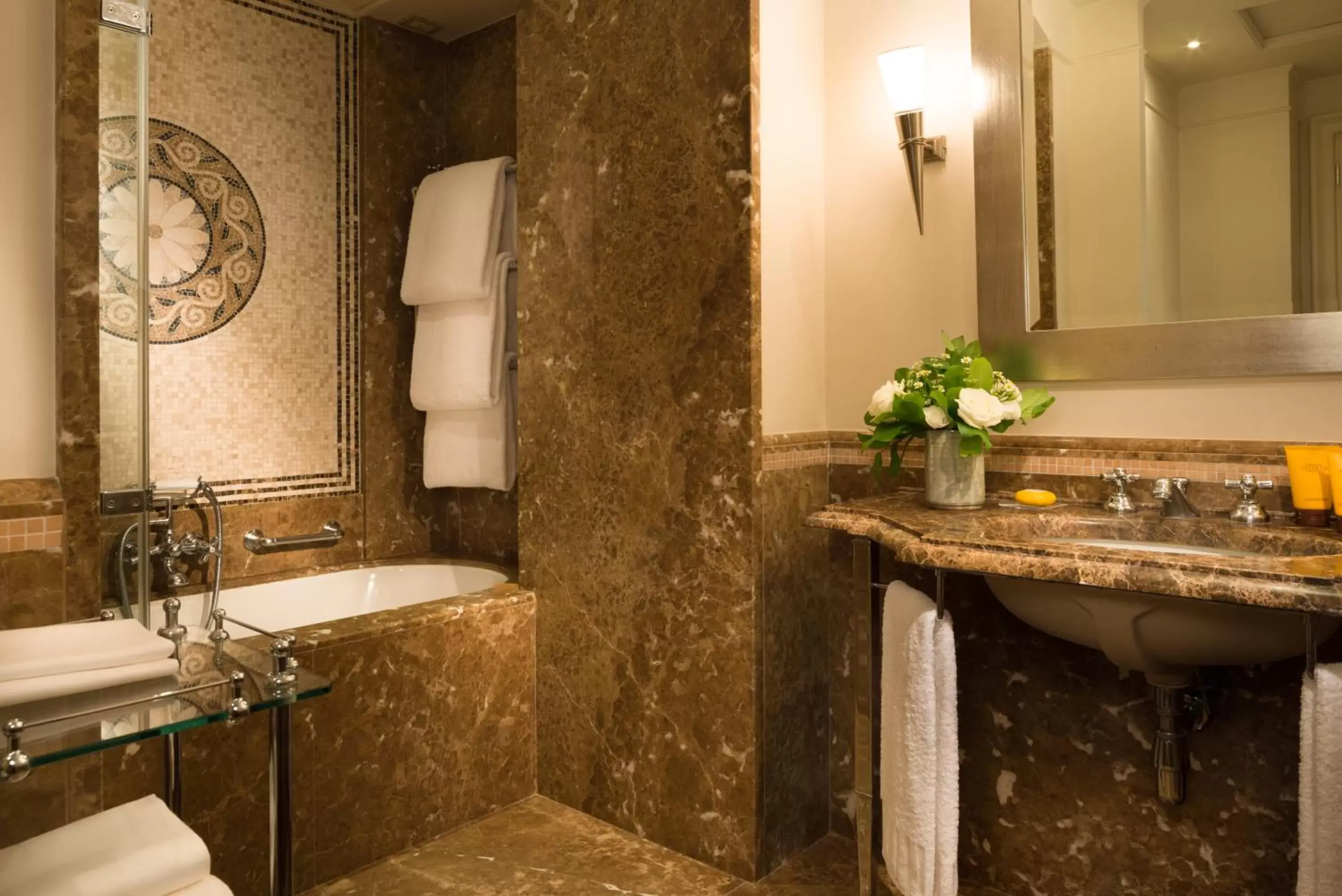 Shower, Bathroom in Rocco Forte Hotel Savoy