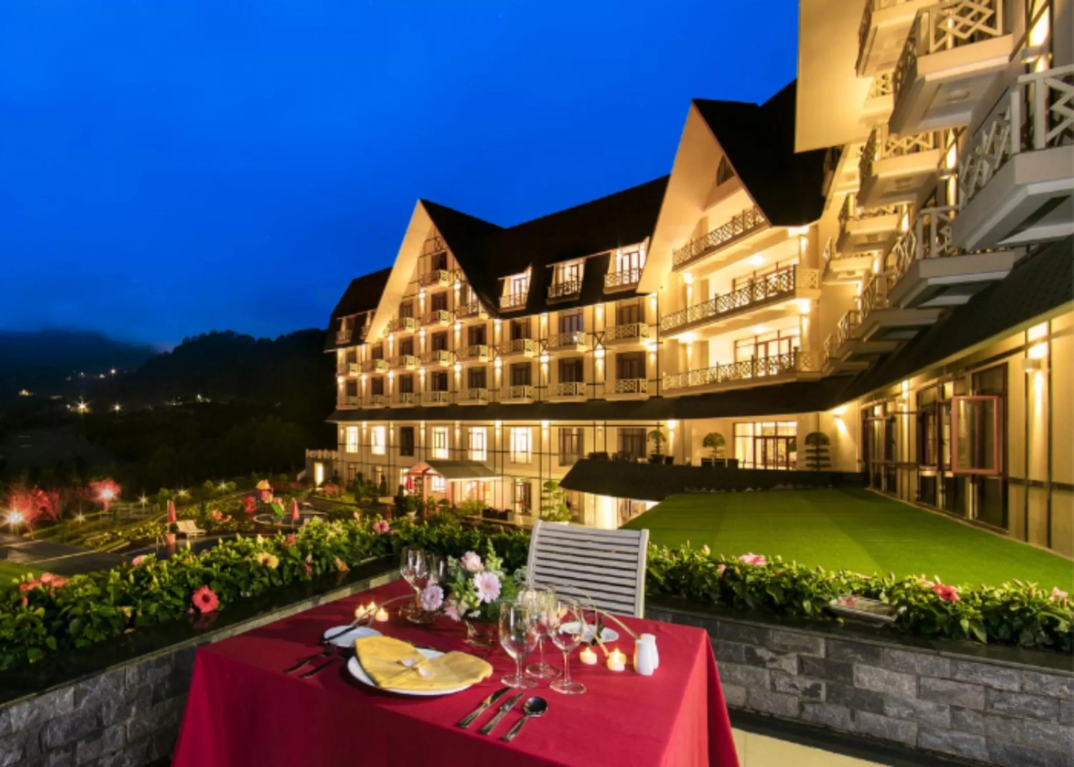 Property building in Swiss-Belresort Tuyen Lam