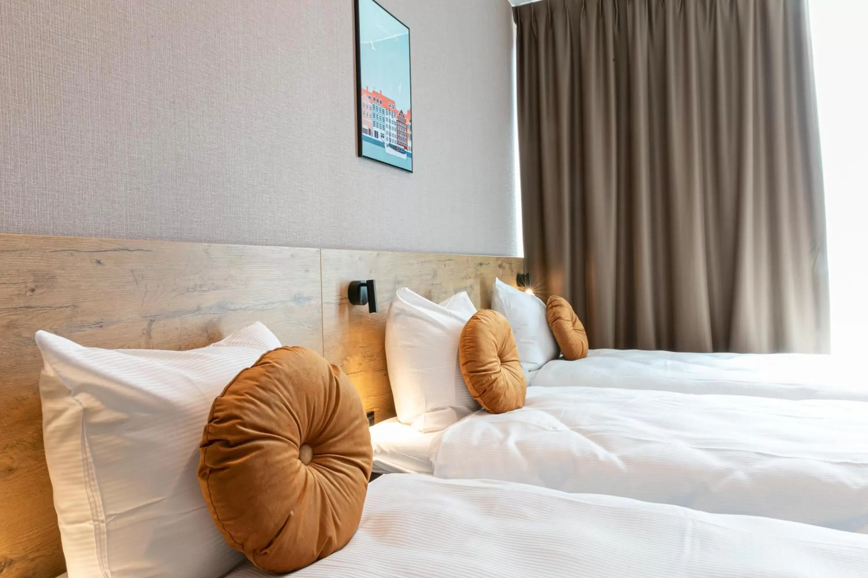 Bed in Distrikt Hotels Amsterdam Zaandam