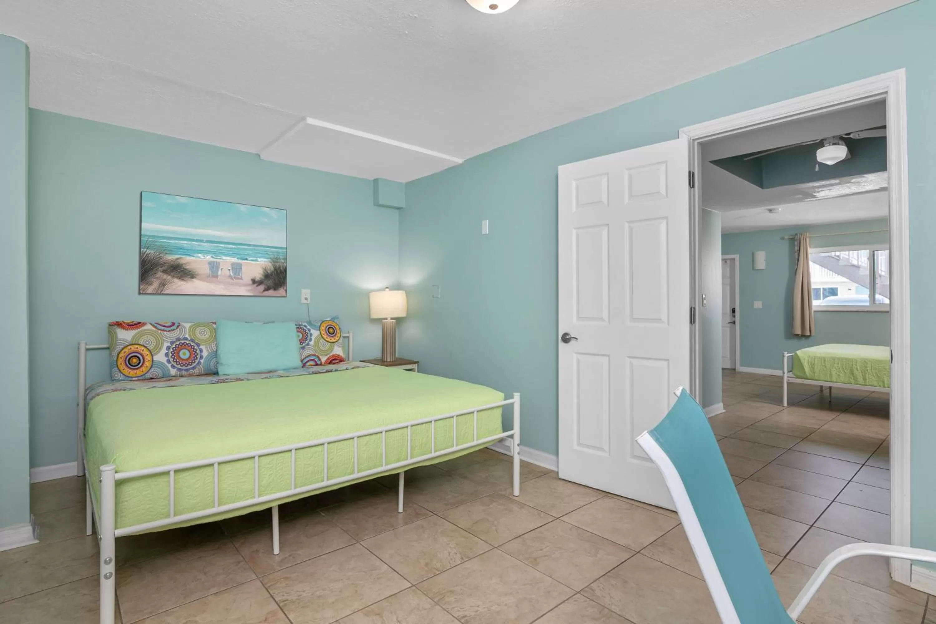 Bed in Latitude 26 Waterfront Resort and Marina