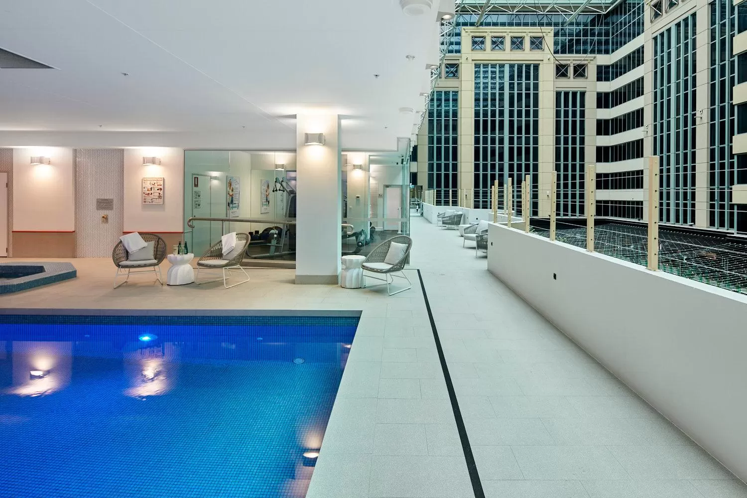 Swimming pool in Novotel Melbourne On Collins