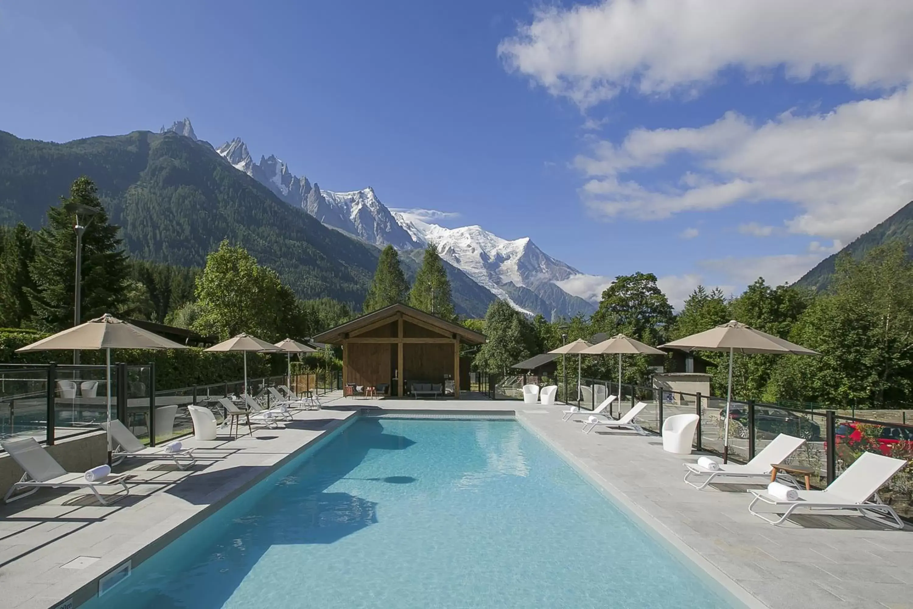 Summer, Swimming Pool in Excelsior Chamonix Hôtel & Spa