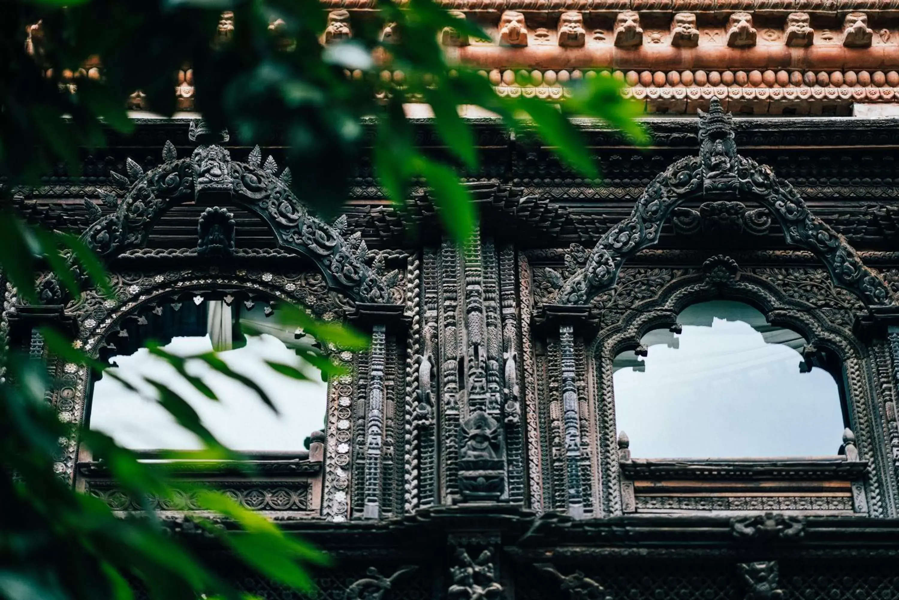 Decorative detail in The Dwarika's Hotel