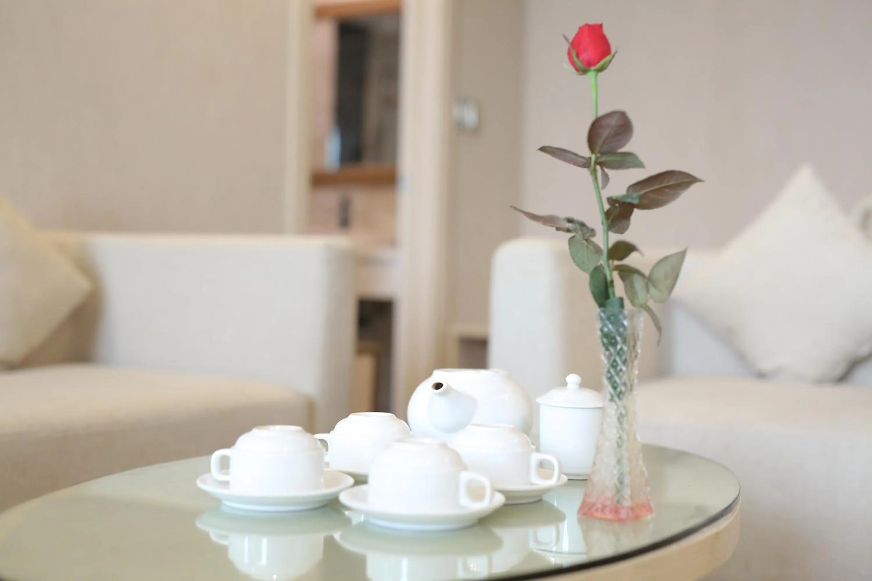 Seating area in Muong Thanh Grand Thanh Hoa Hotel