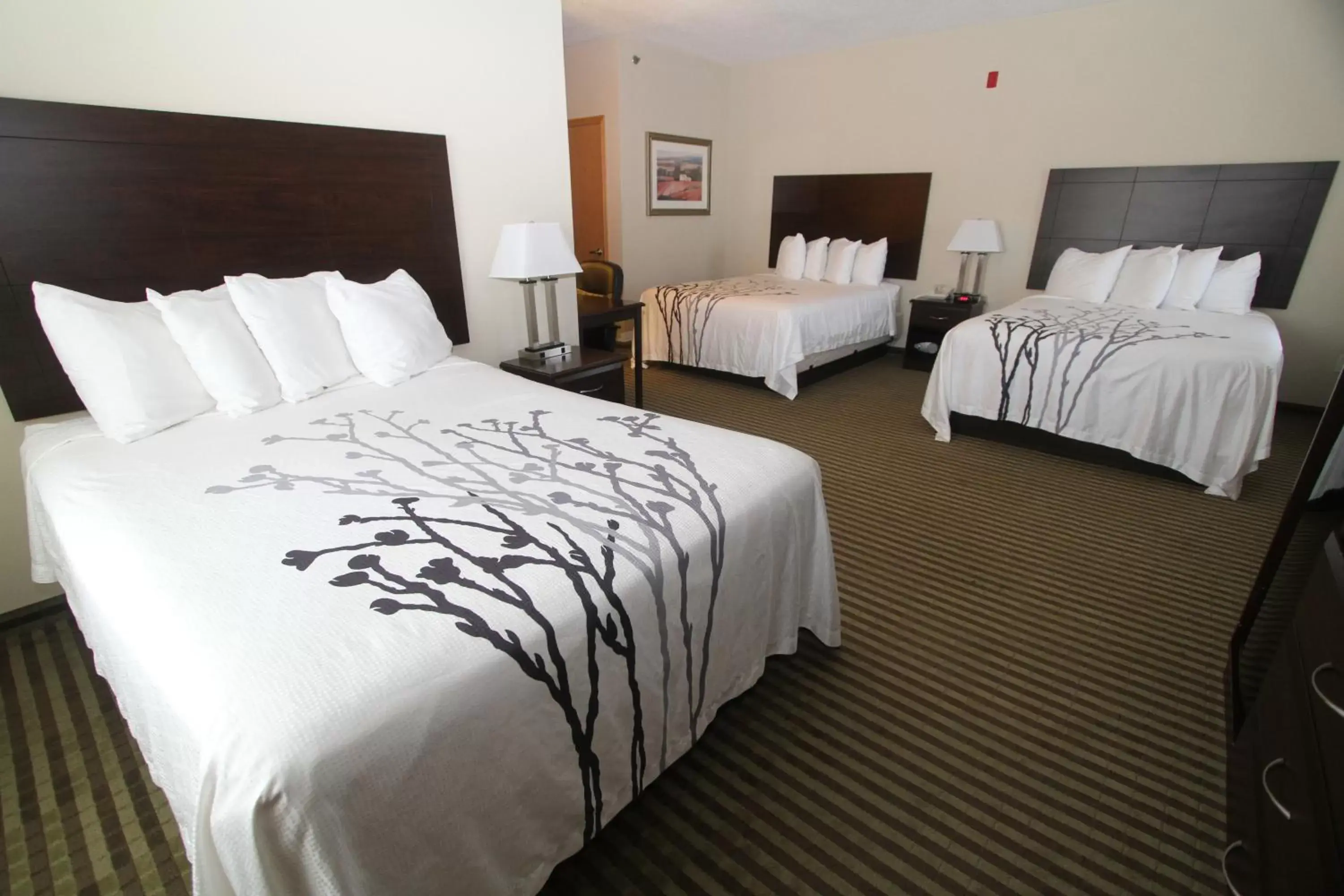 Bed in Bowman Inn and Suites