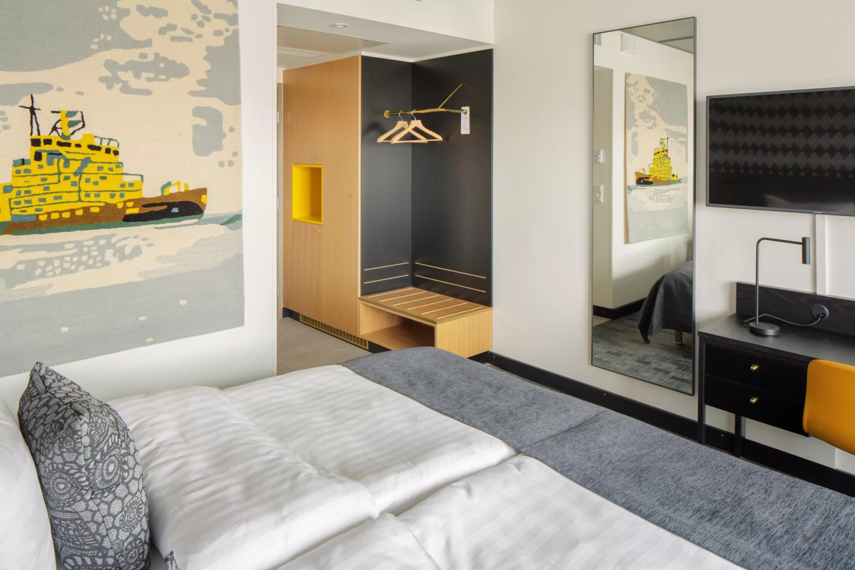 Bed in Original Sokos Hotel Presidentti Helsinki