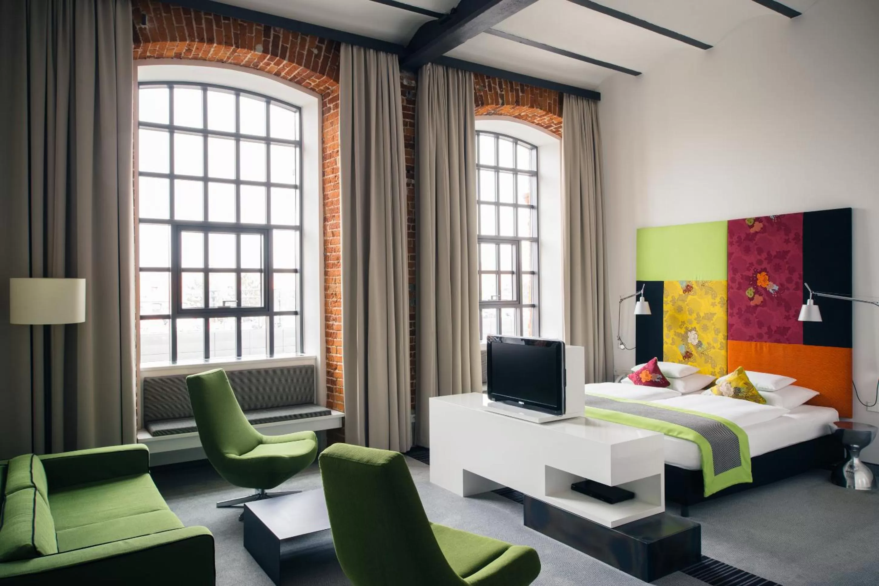 Bedroom, Bed in Vienna House by Wyndham Andel's Lodz