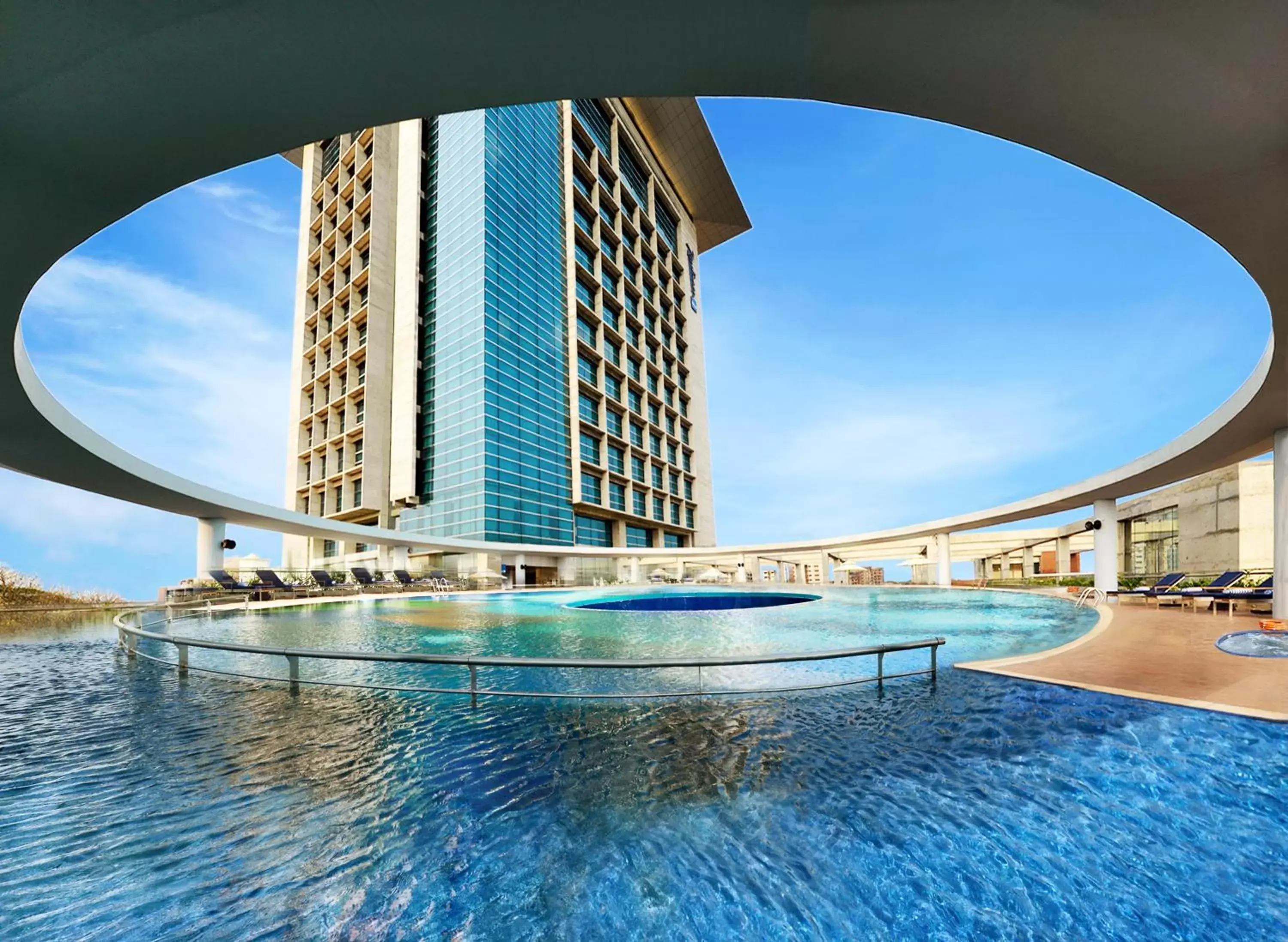 Swimming pool in Radisson Blu Chattogram Bay View Swimming pool in Radisson Blu Chattogram Bay View