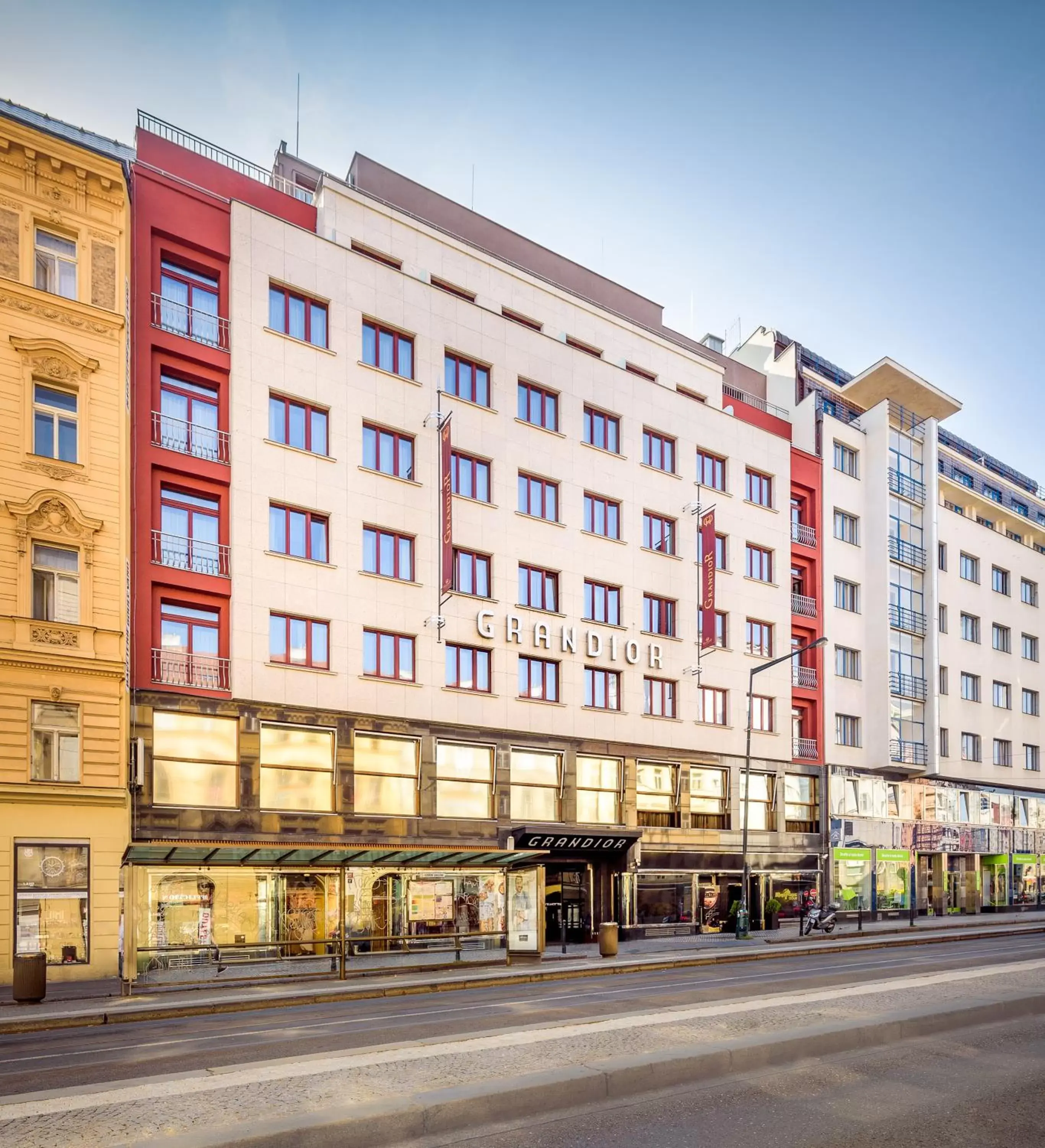 Facade/entrance, Property Building in Grandior Hotel Prague
