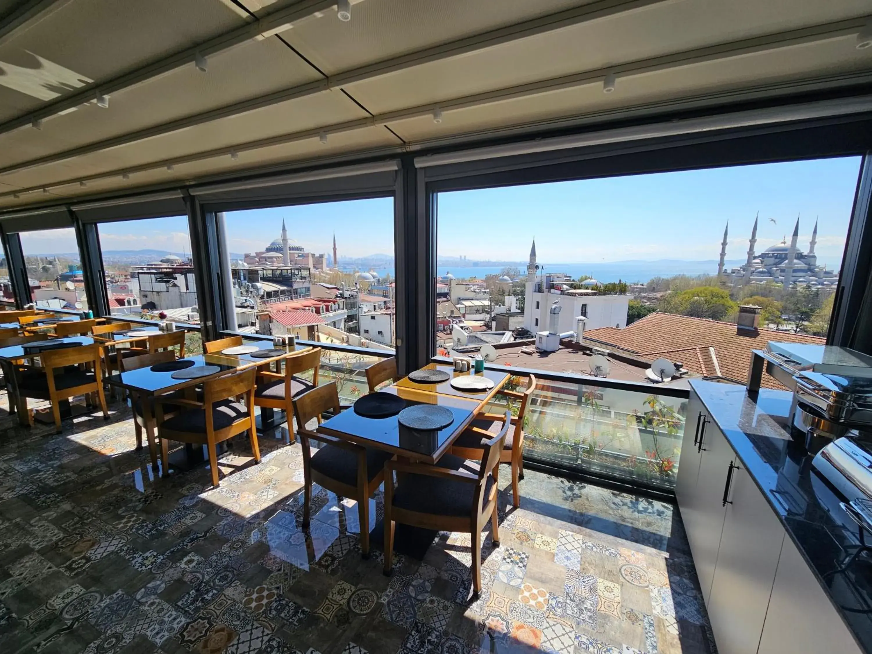 Balcony/Terrace, Restaurant/Places to Eat in Anthemis Hotel
