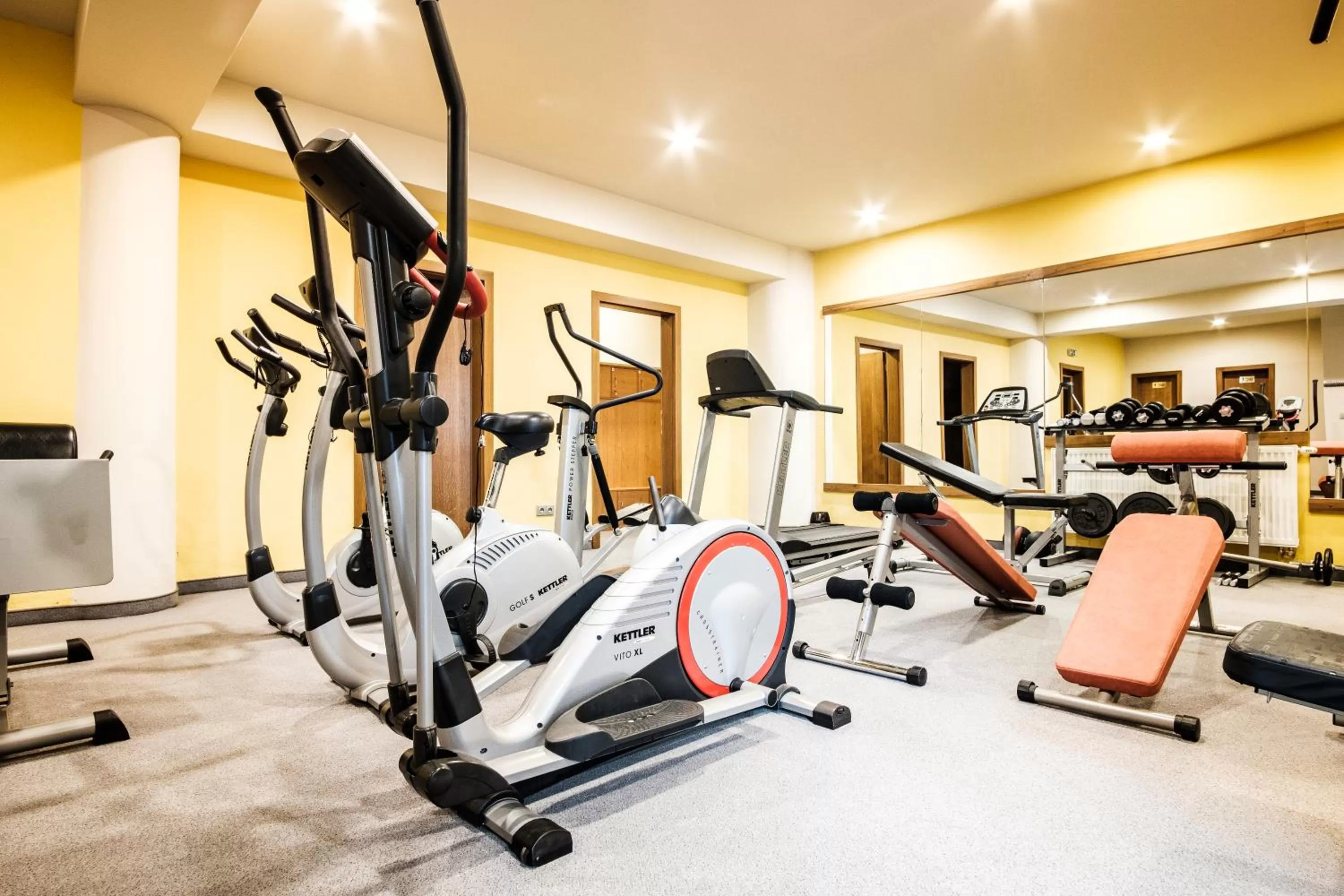 Fitness centre/facilities in Hotel Comfort with free Wellness and Fitness Centrum