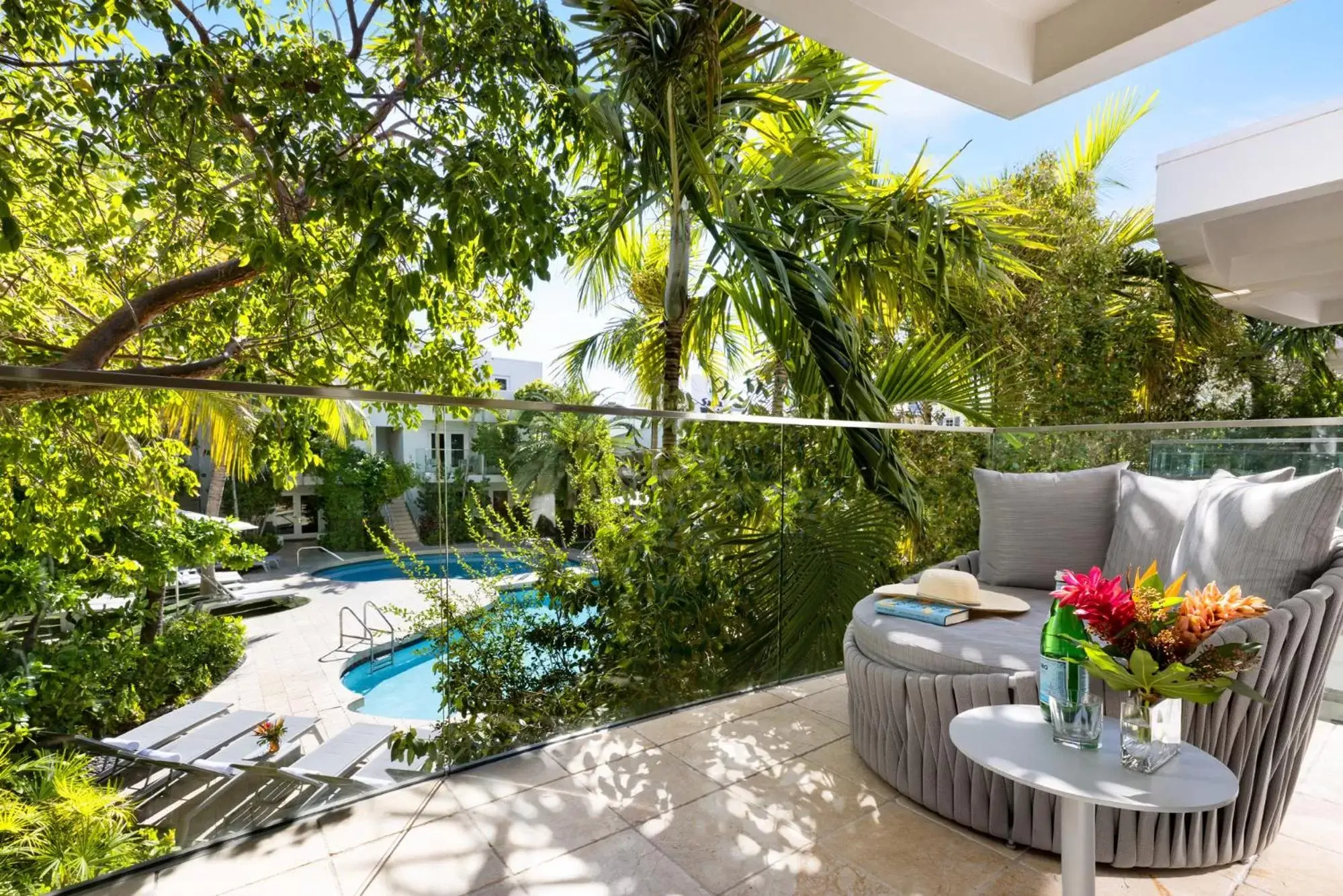 Balcony/Terrace, Swimming Pool in Santa Maria Suites Resort