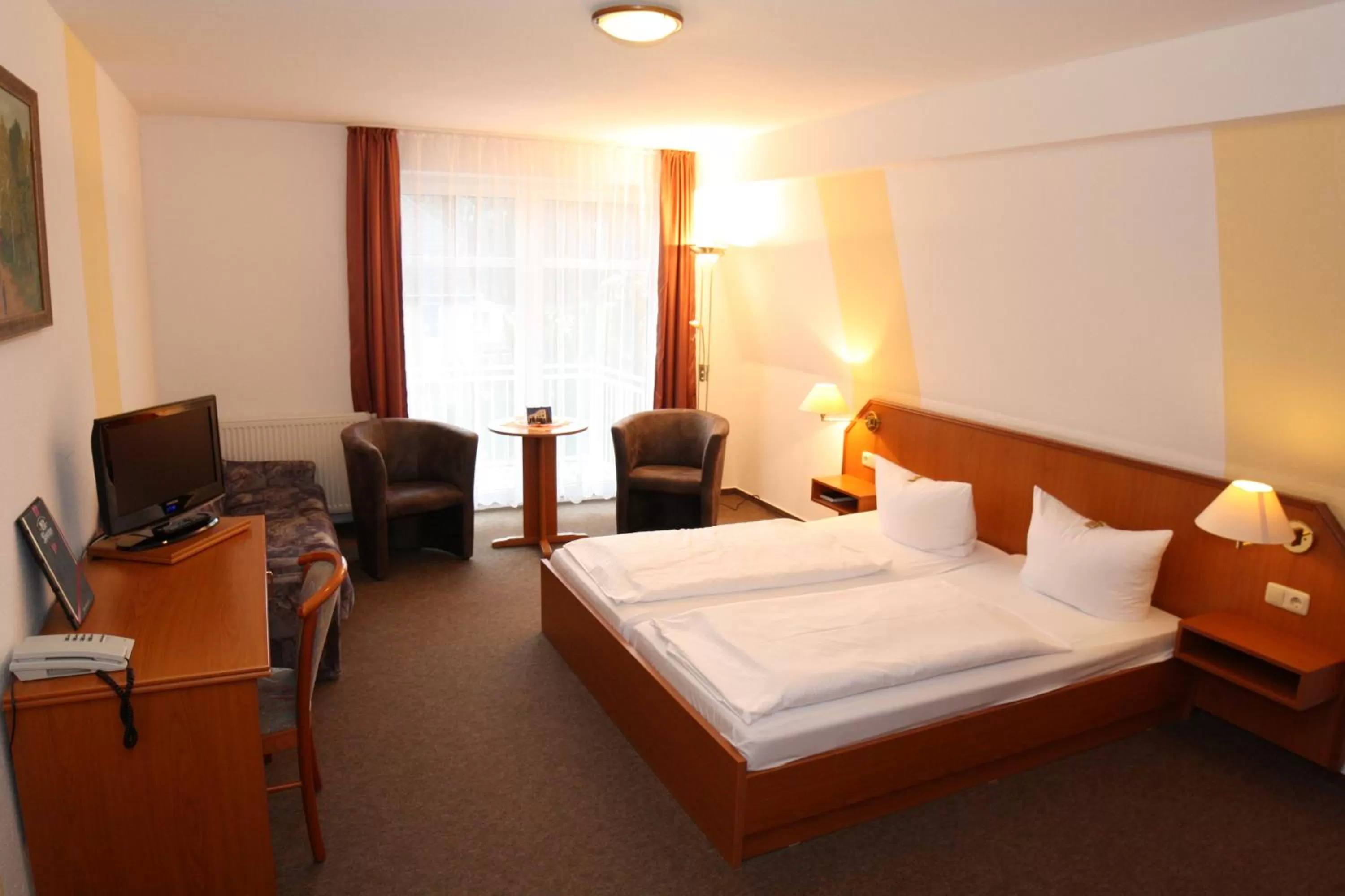 Decorative detail, Bed in Hotel Poseidon