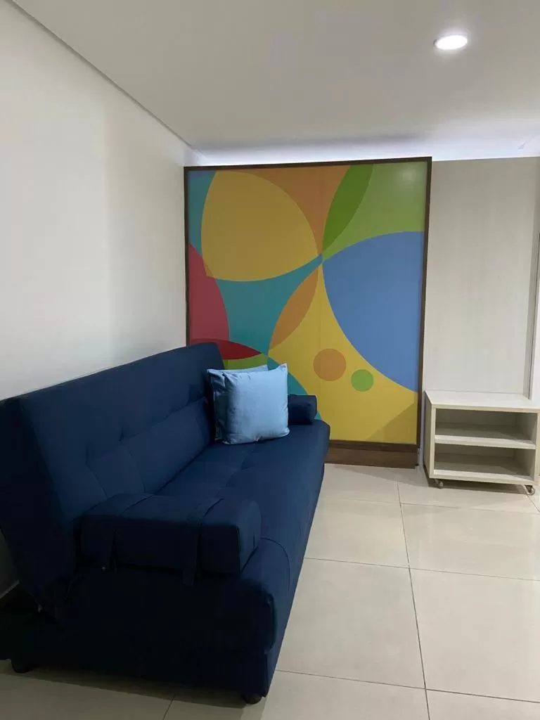 Seating area in Nobile Suítes Tambaú