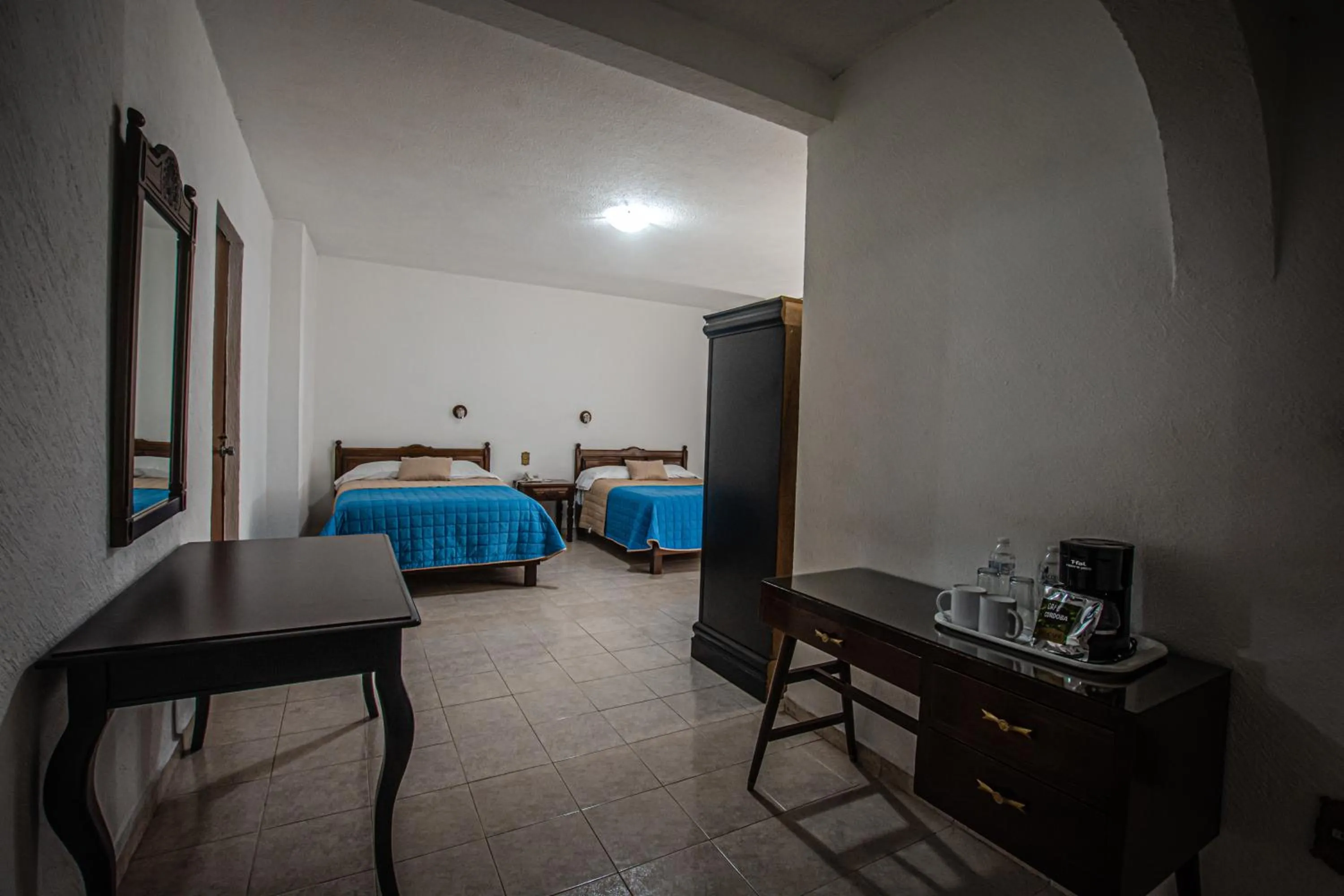 Bed in Hotel Palacio