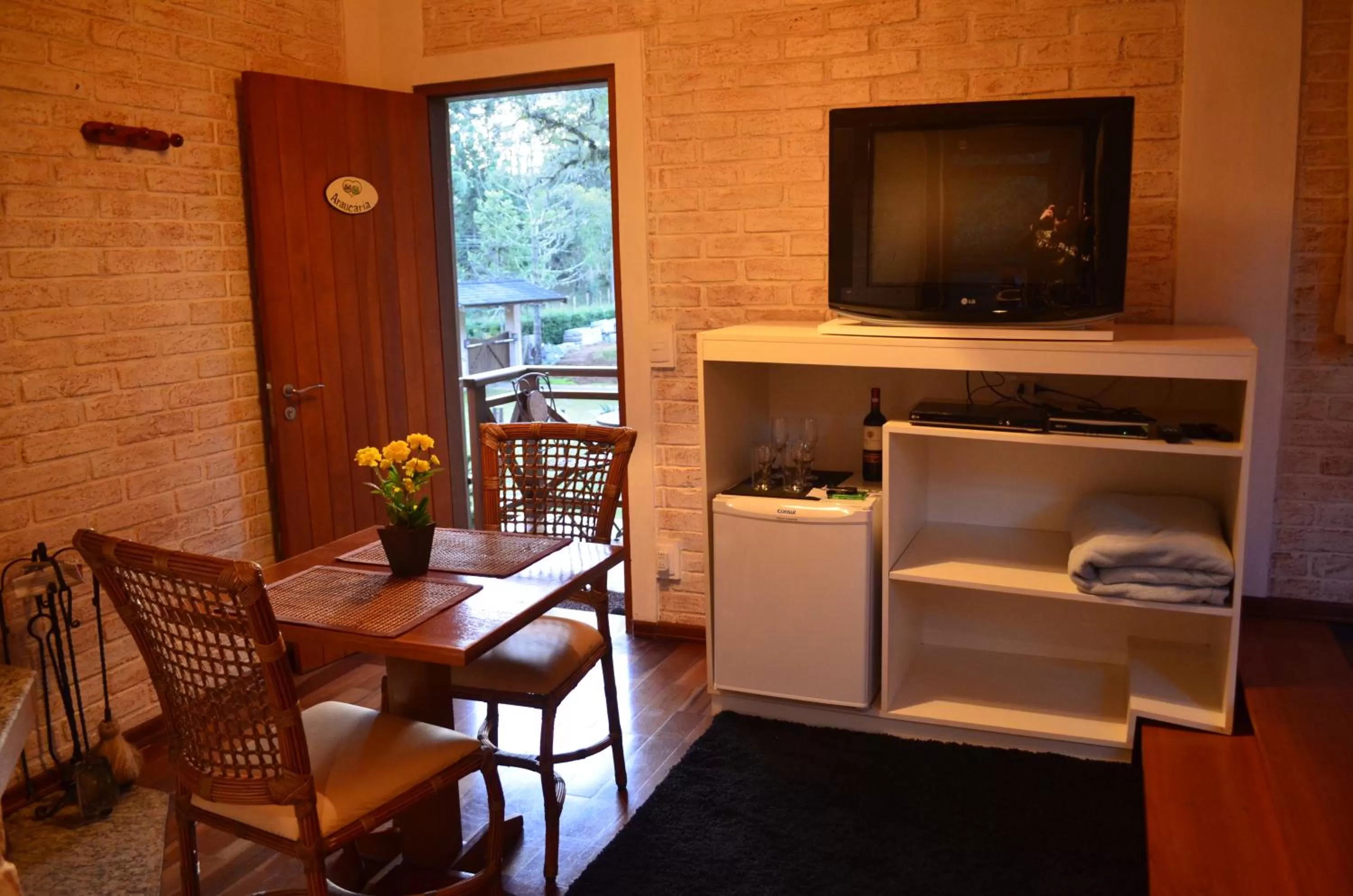 Decorative detail in Pousada Toca Da Coruja