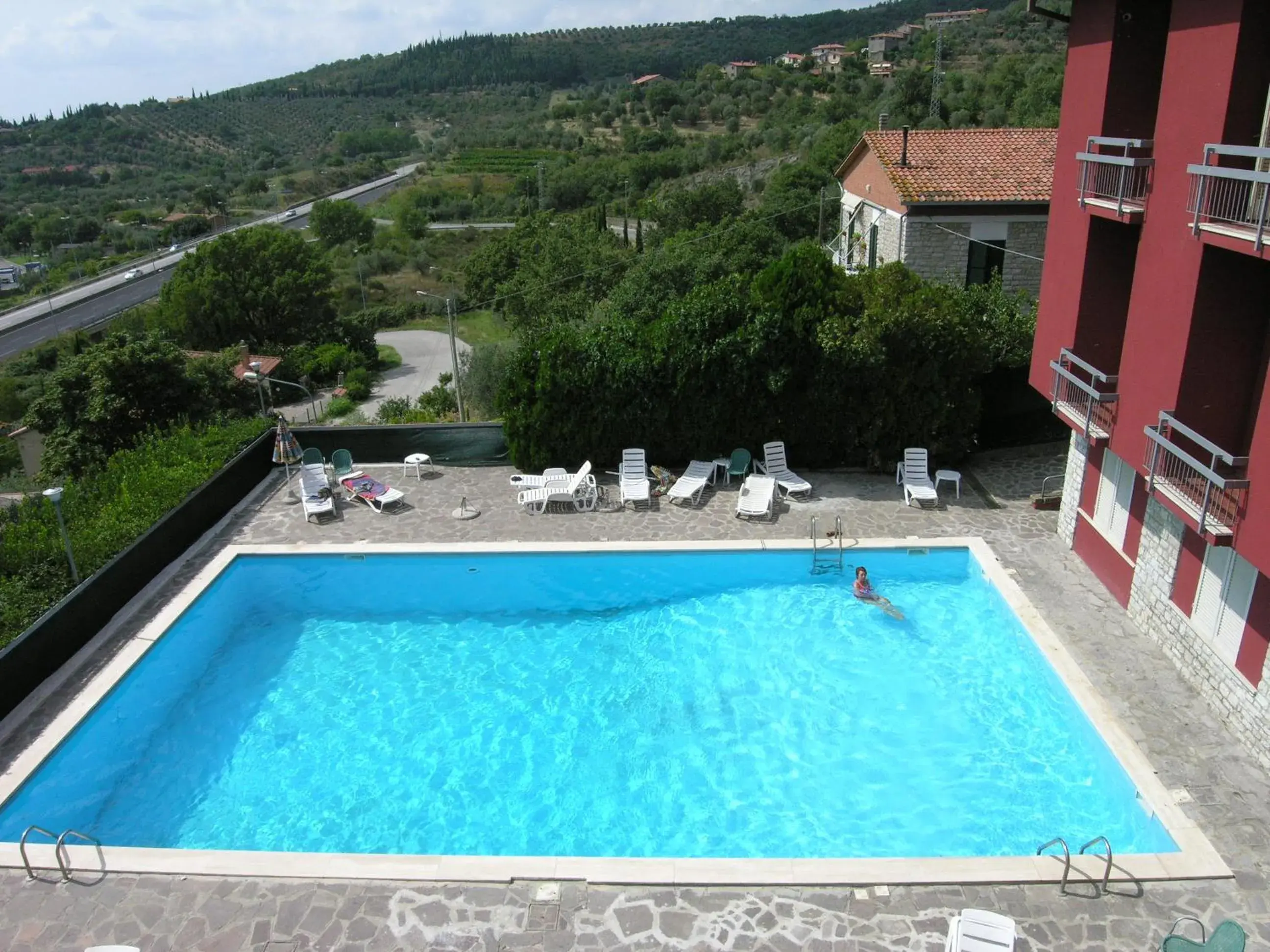 Pool View in Hotel Cavalieri