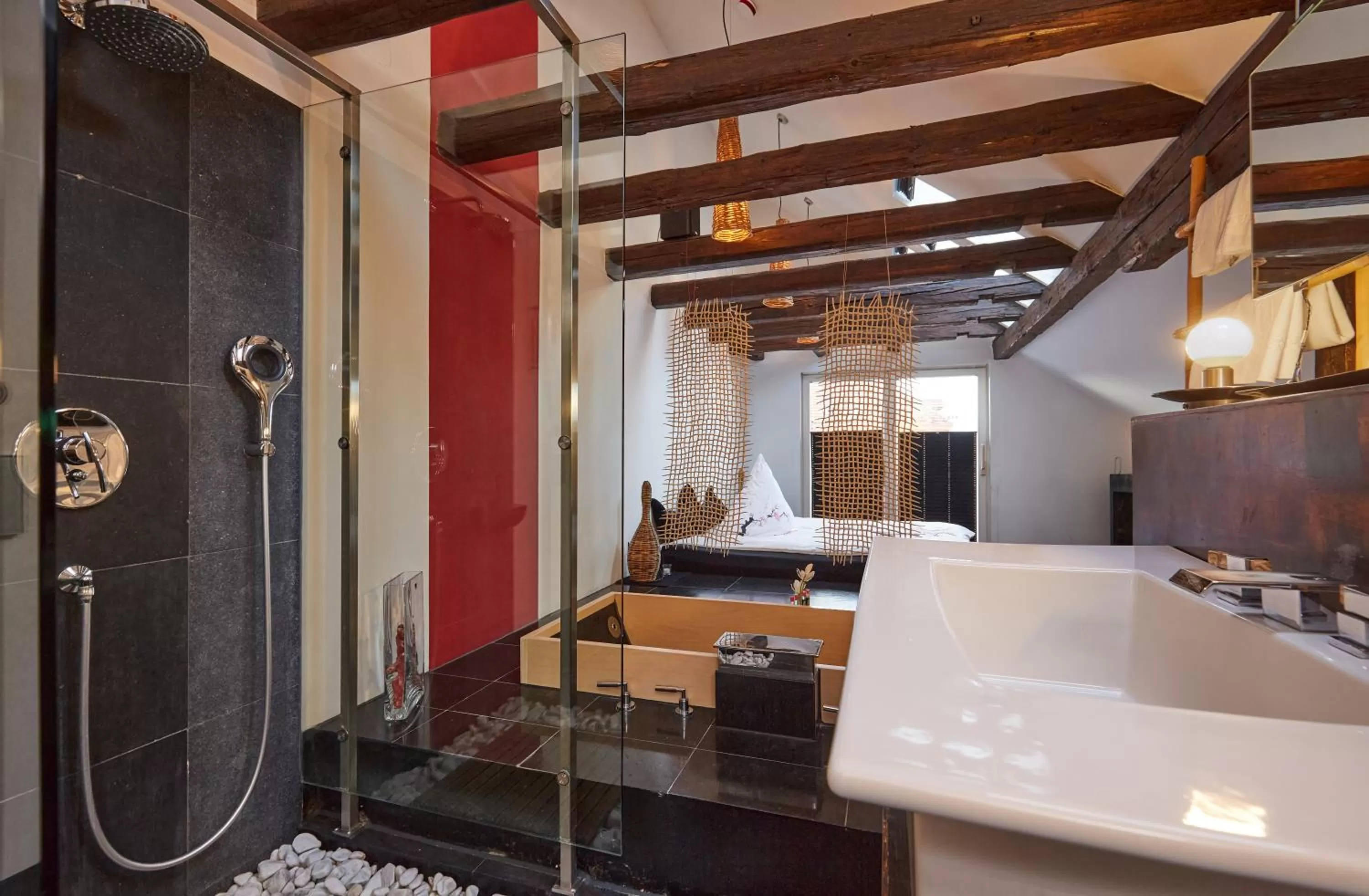 Bathroom, Bed in Der Zauberlehrling