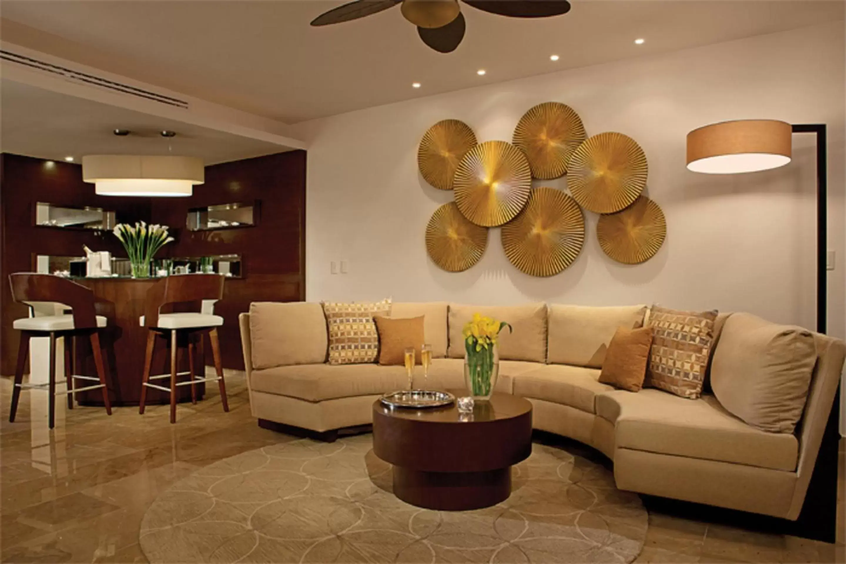 Living room, Seating Area in Secrets Playa Mujeres Golf & Spa Resort - All Inclusive Adults Only