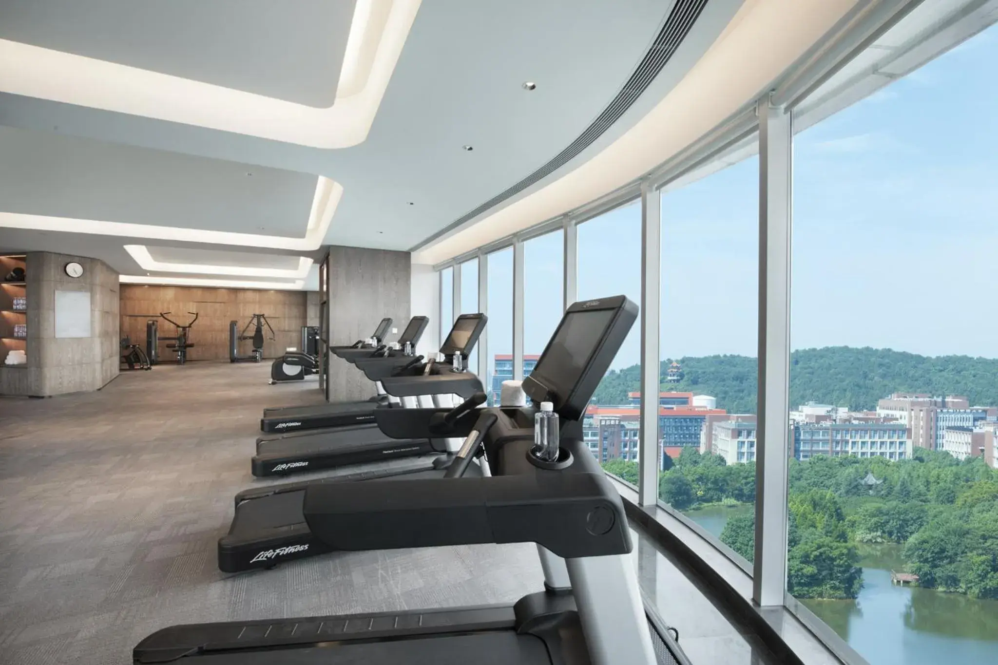 Fitness centre/facilities, Fitness Center/Facilities in Crowne Plaza Wuhan Optics Valley, an IHG Hotel