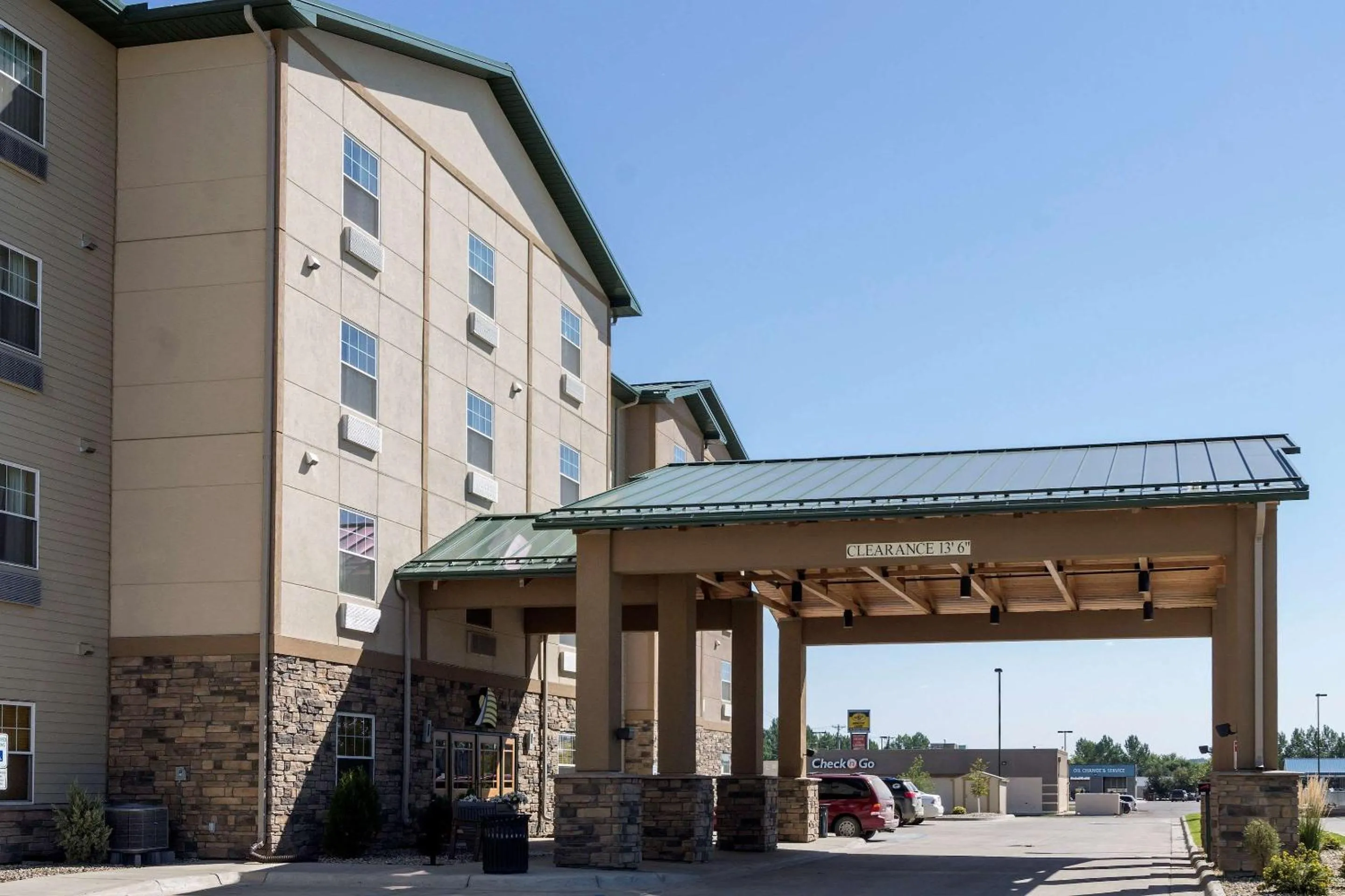 Property building in MainStay Suites Williston