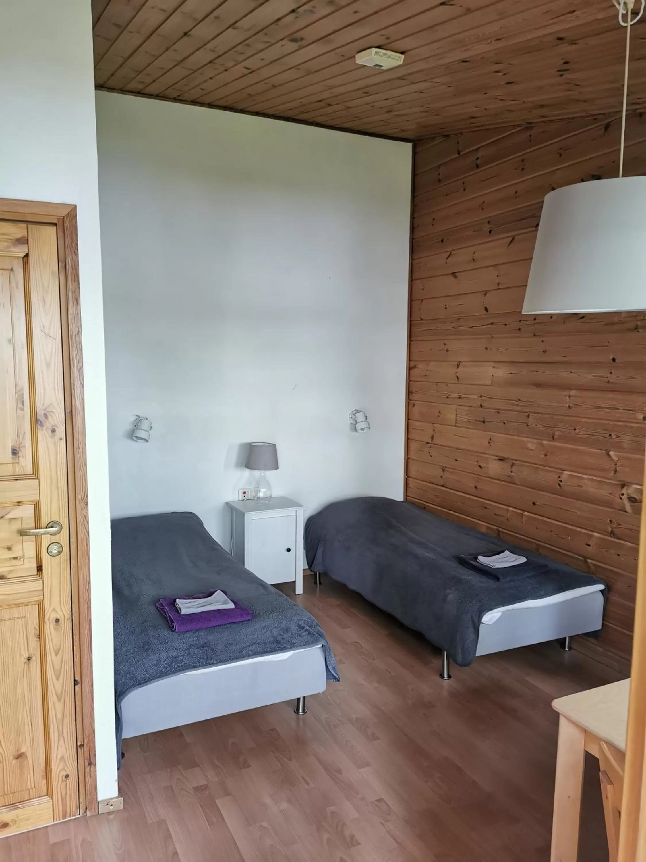 Twin Room with Garden View in Hotelli Hirsiranta