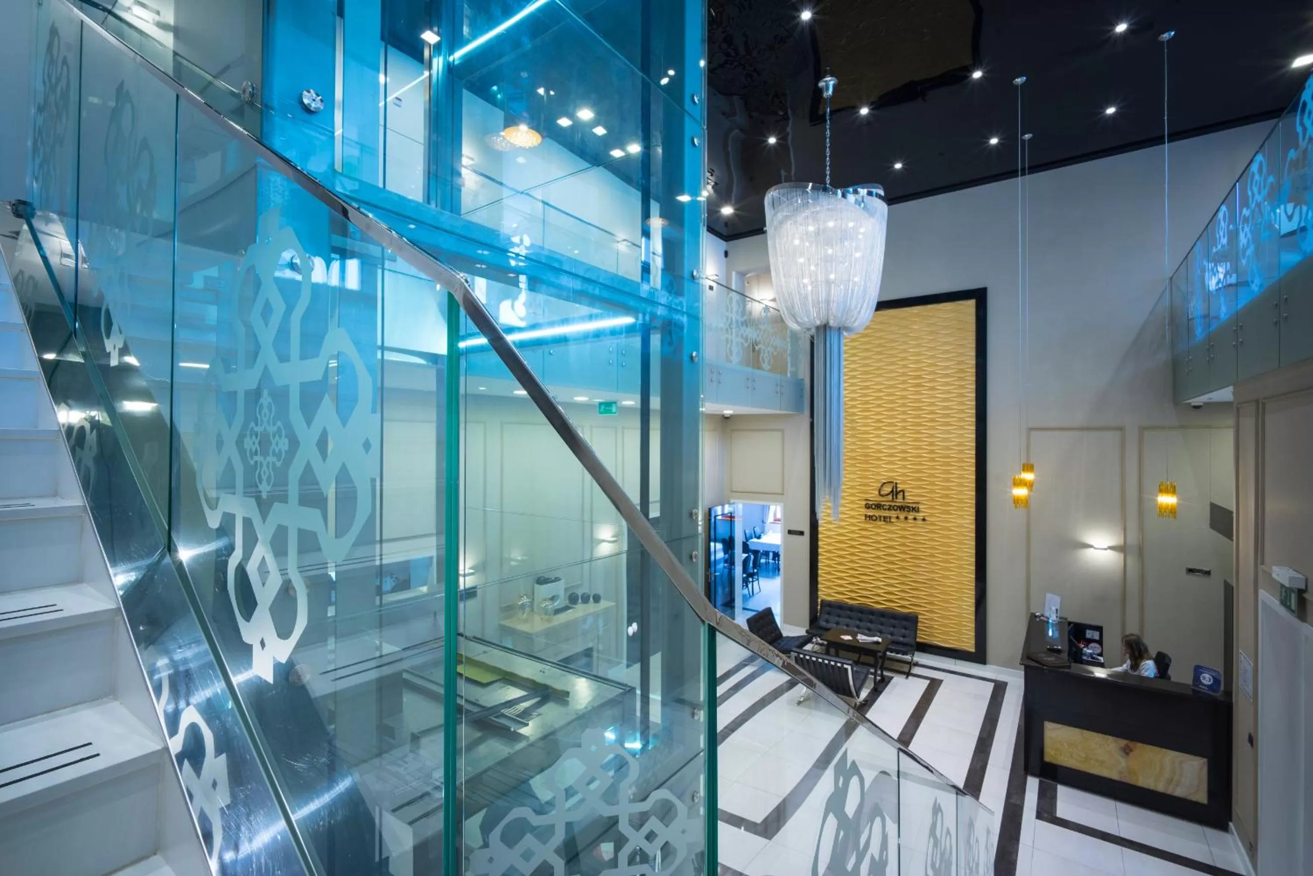 Lobby or reception in Hotel Gorczowski Katowice Chorzów