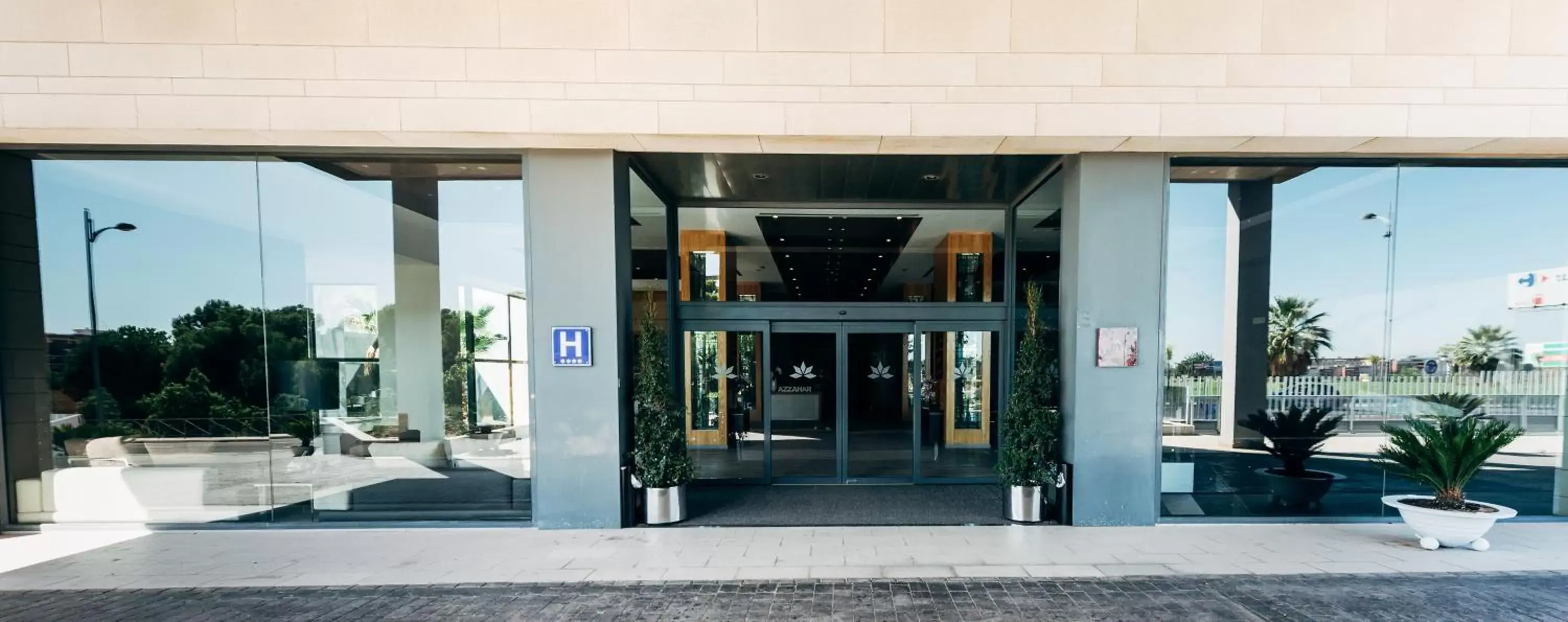Facade/entrance in AZZ Valencia Congress Hotel & Spa