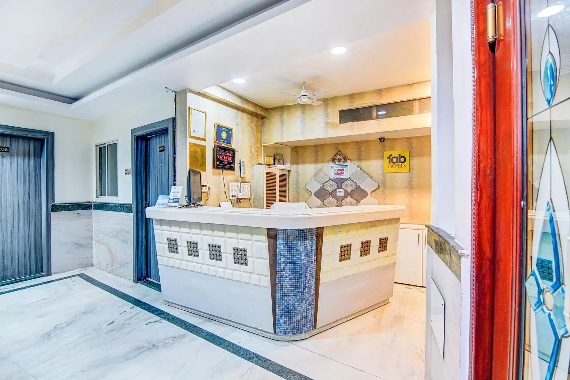 Lobby or reception in FabHotel CT Palace New Market Lobby or reception in FabHotel CT Palace New Market