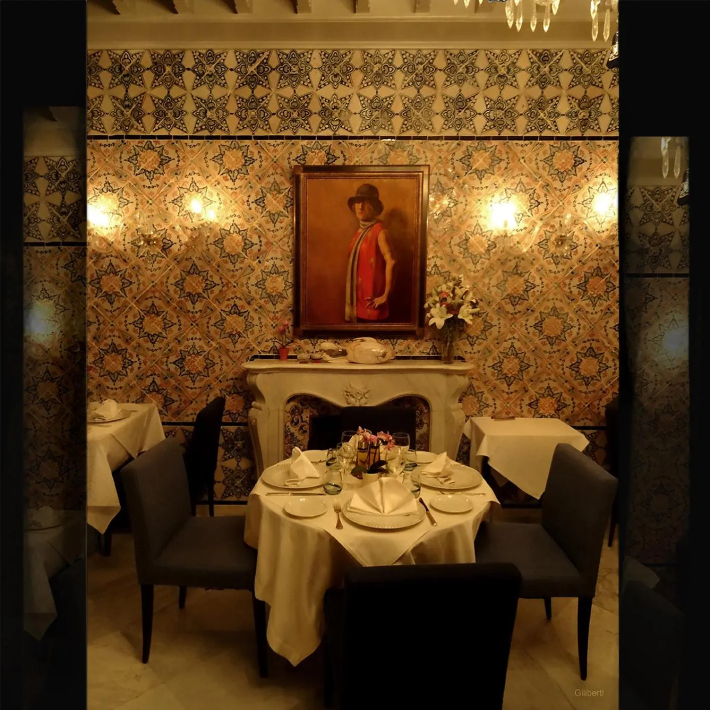Dining area in La Villa Bleue-Sidi Bou Said