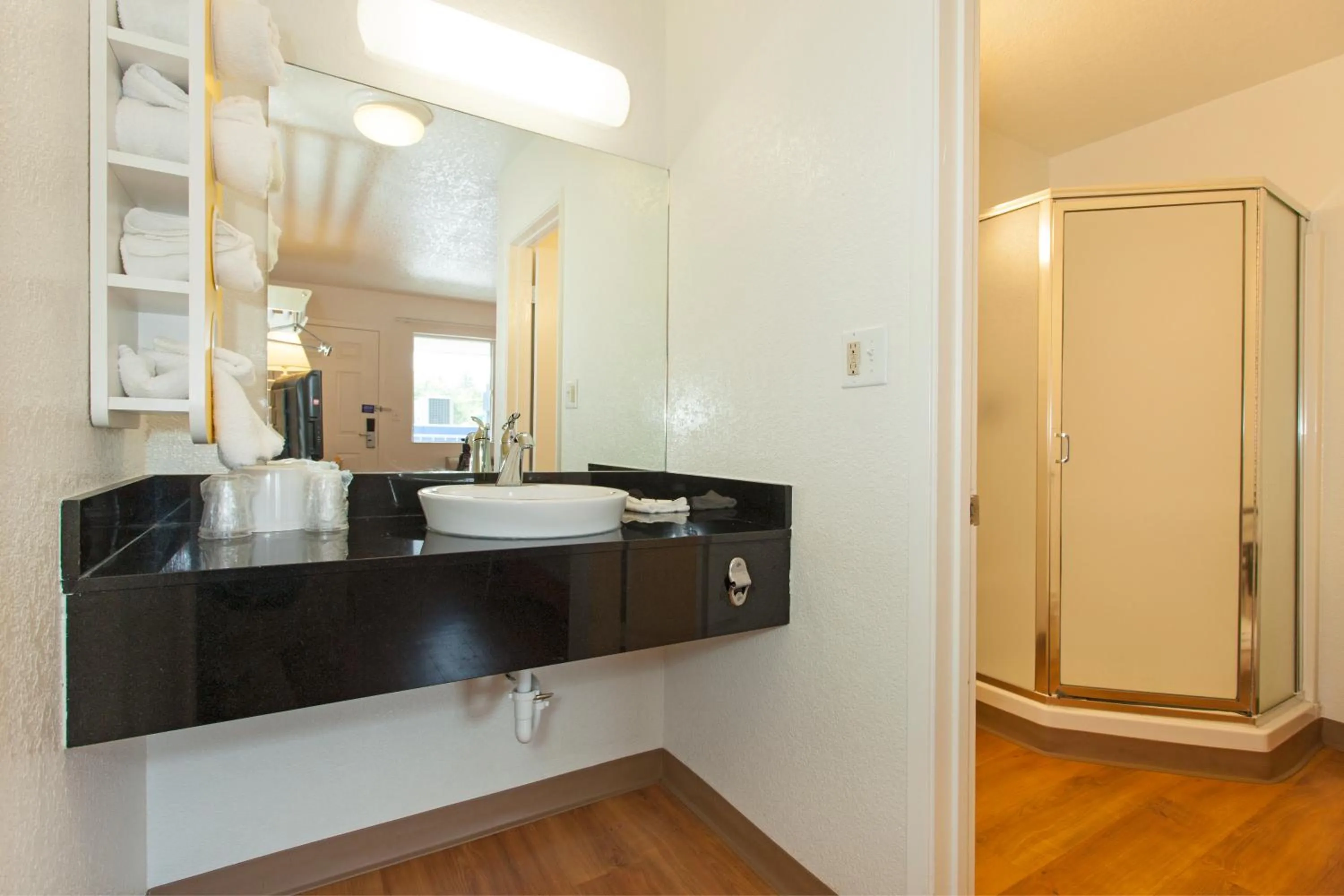 Bathroom in Motel 6 Sacramento, Ca - Downtown