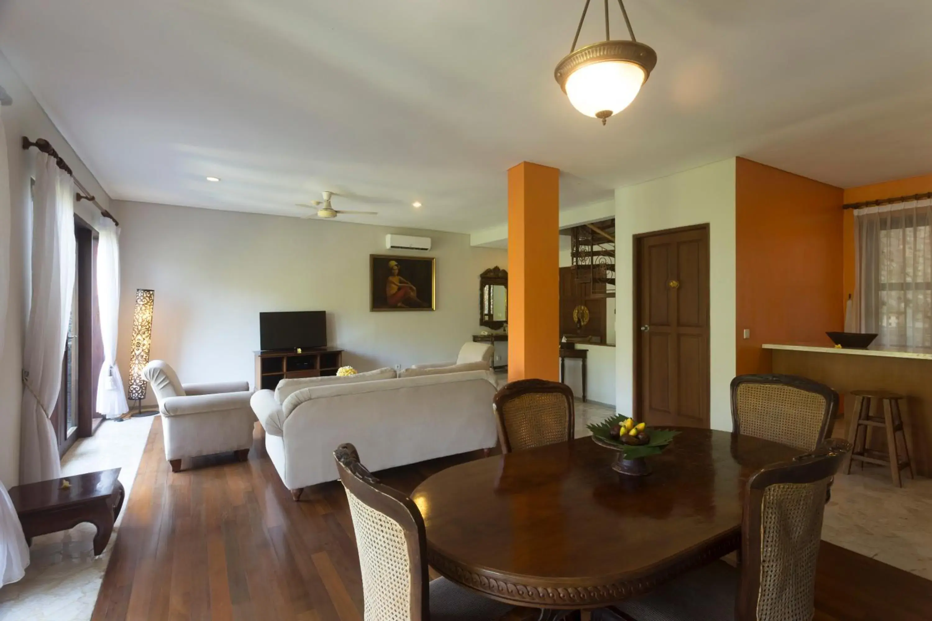 Living room, Dining Area in Anahata Villas and Spa Resort