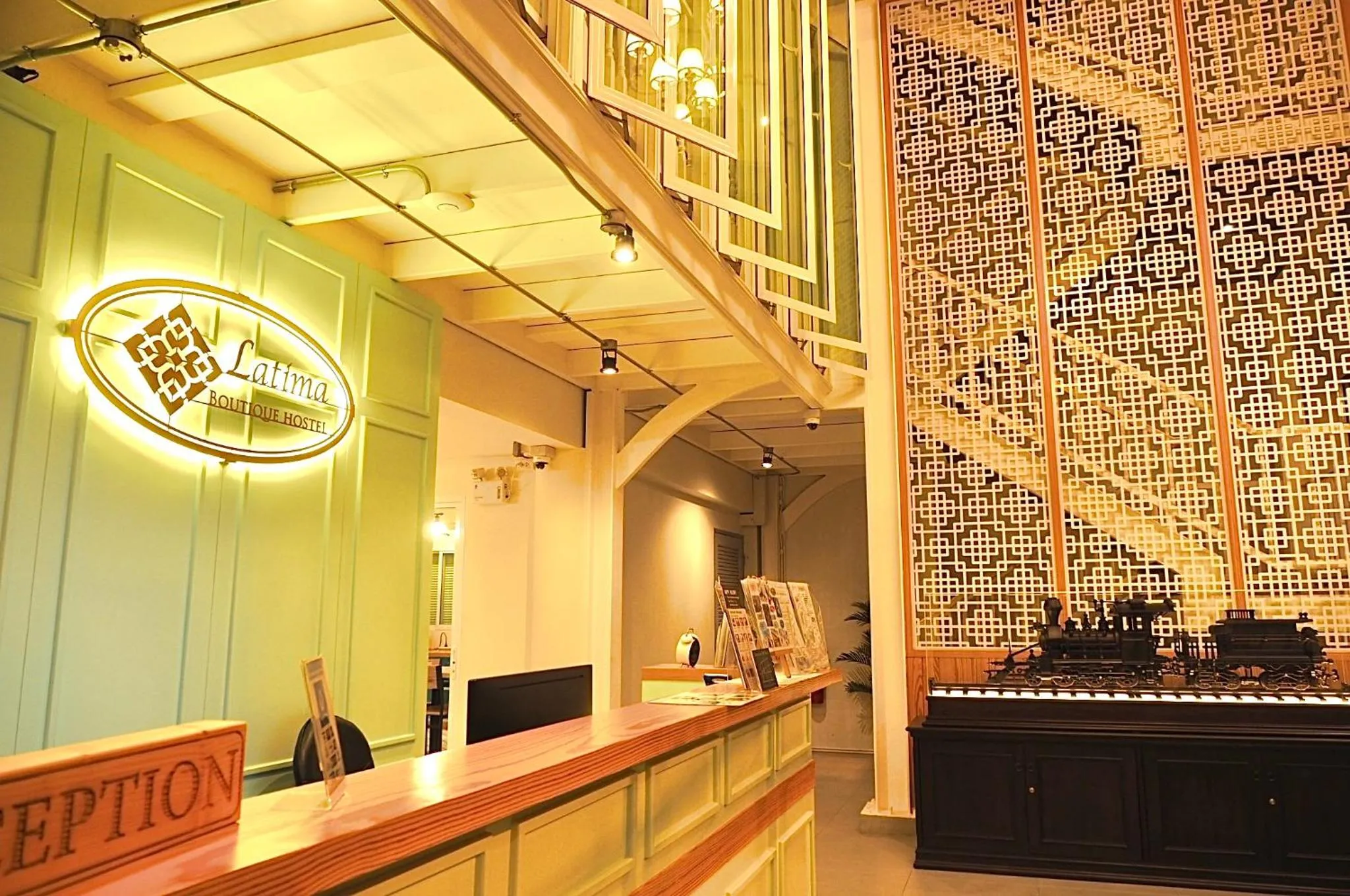 Lobby or reception in Latima Boutique Hostel