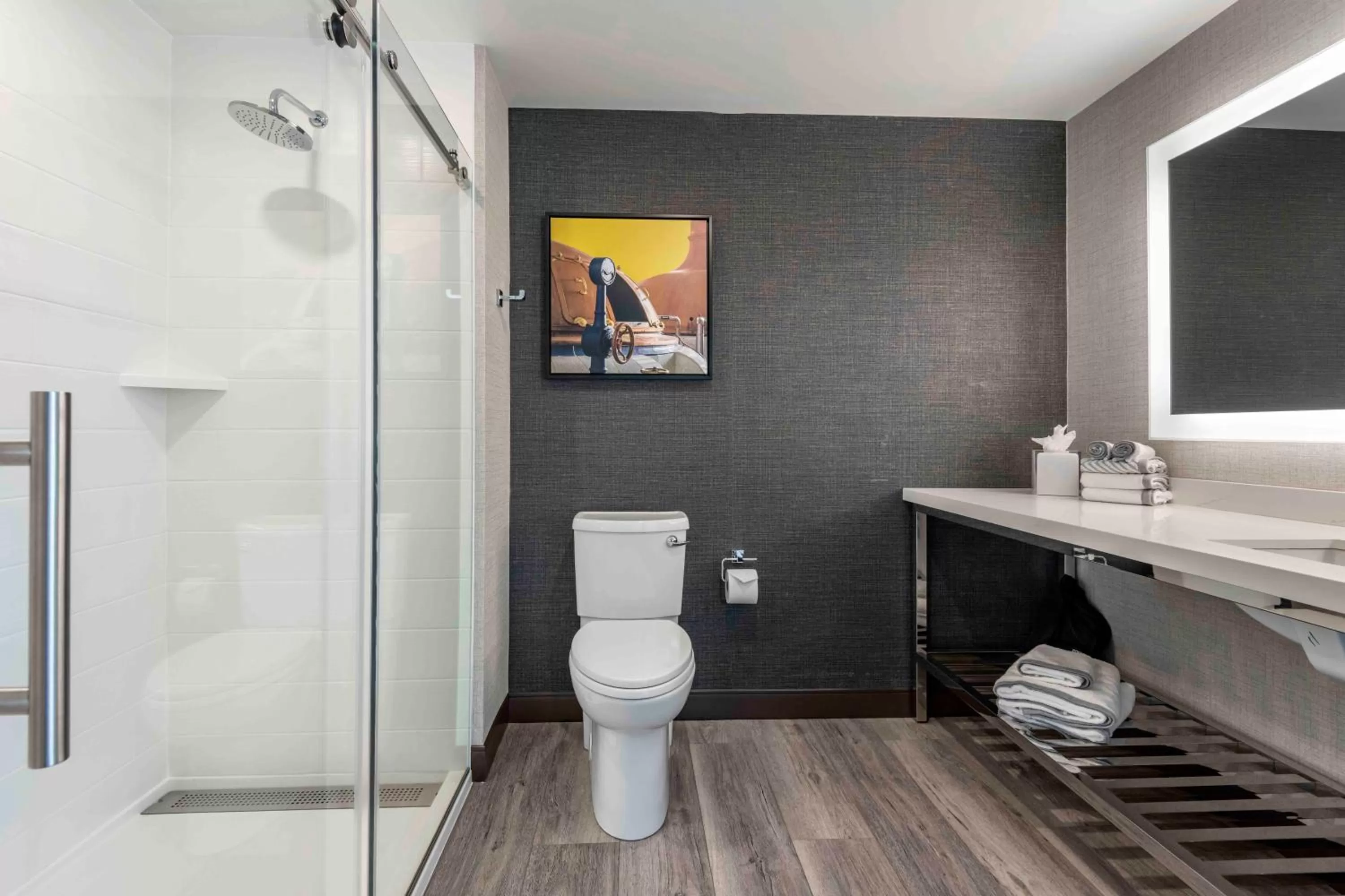 Toilet in Cambria Hotel Portland Downtown Old Port