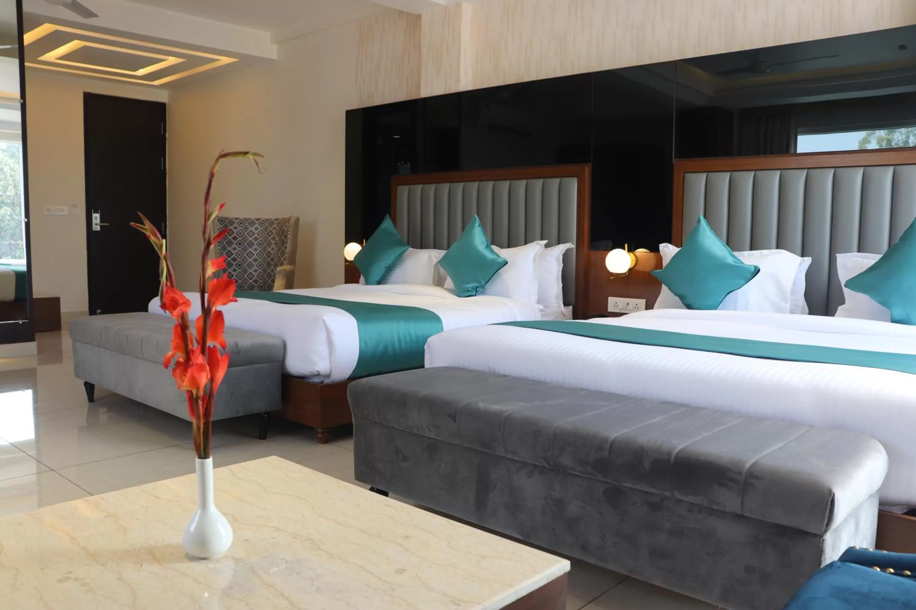 Bed in Hotel Green One Earth