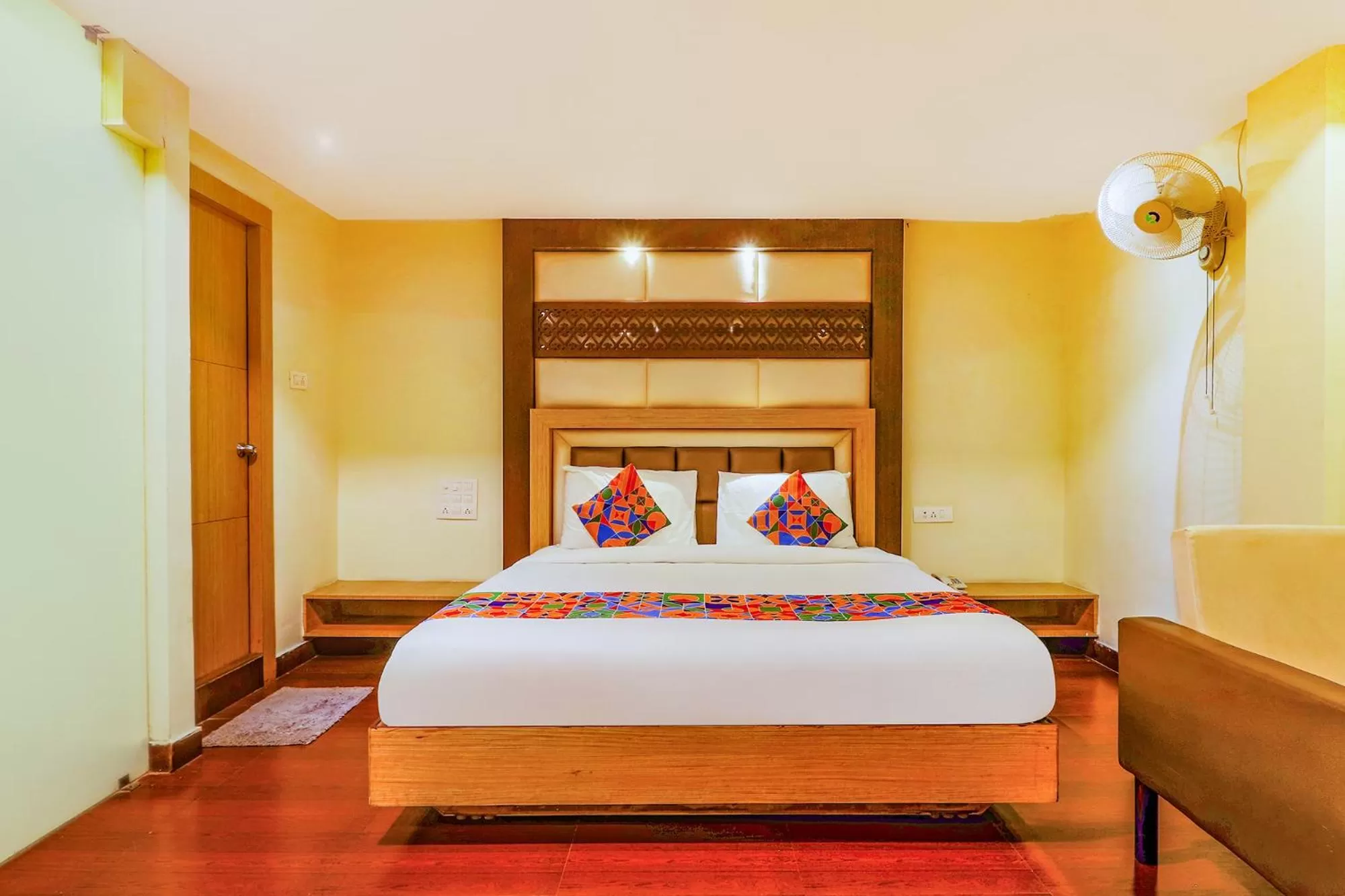 Photo of the whole room, Bed in FabHotel Keerthi's Anupama - Nr Indira Gandhi Stadium