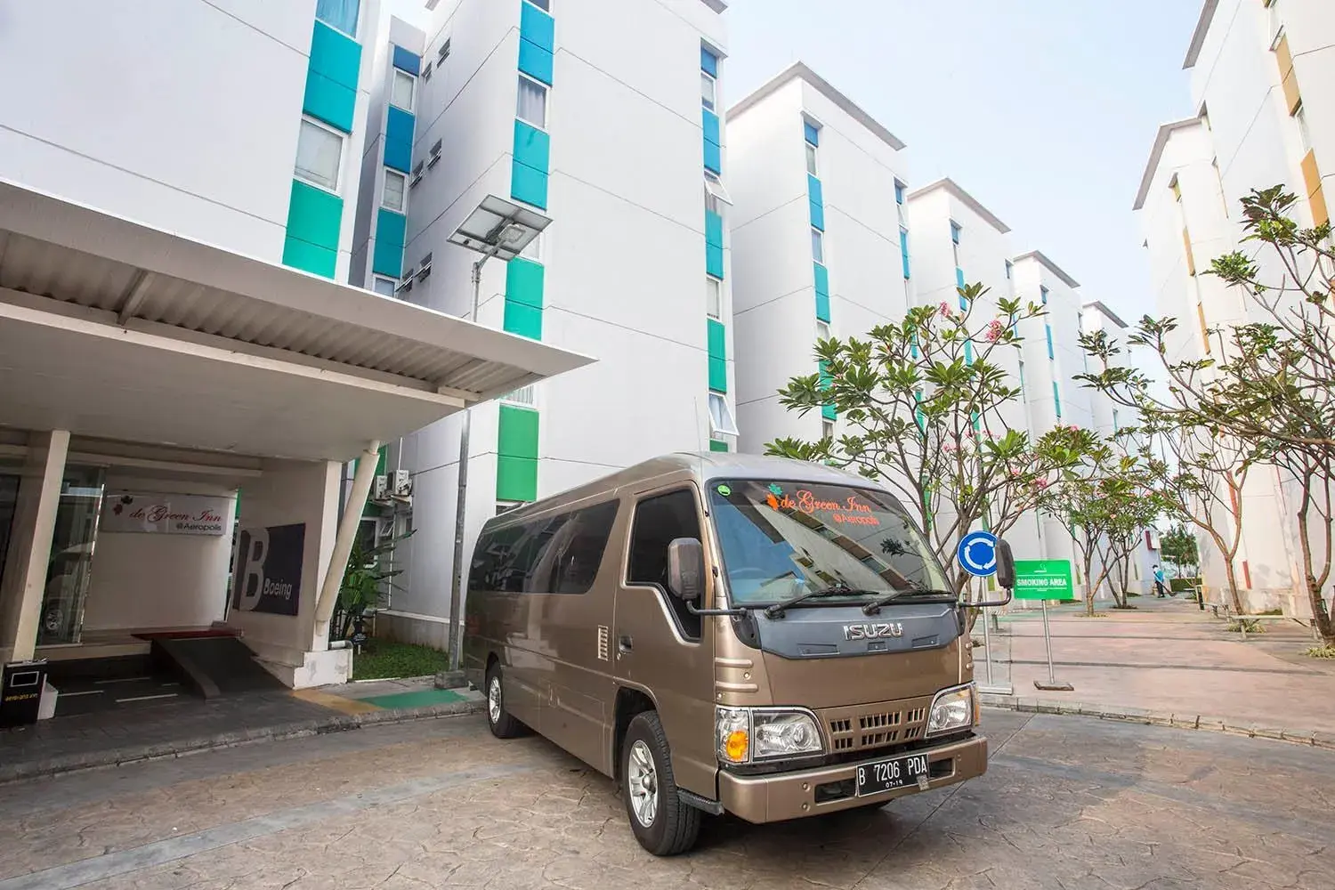 Property building in De Green Inn at Aeropolis Property building in De Green Inn at Aeropolis