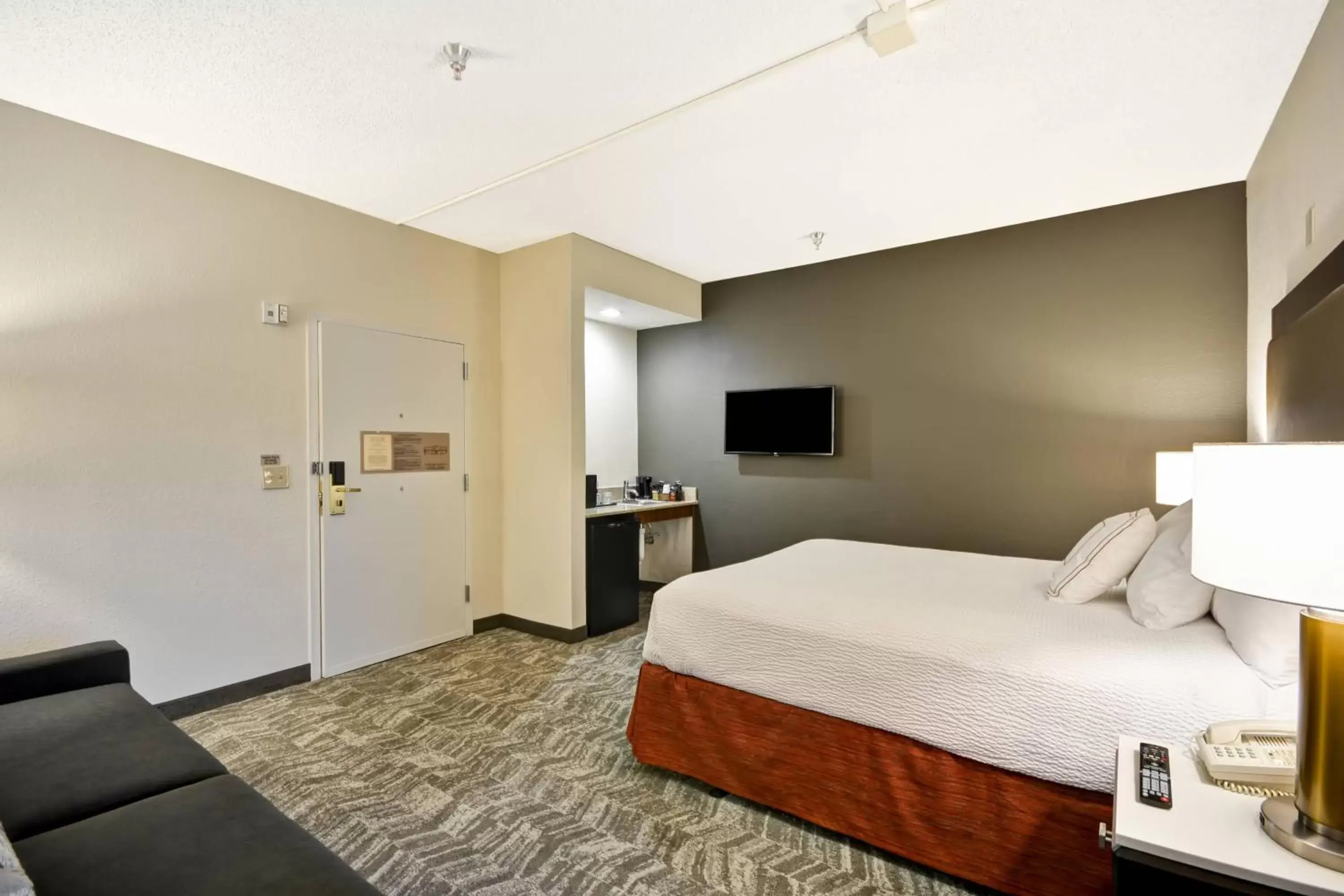 Bedroom, Bed in SpringHill Suites by Marriott San Antonio Medical Center/Northwest