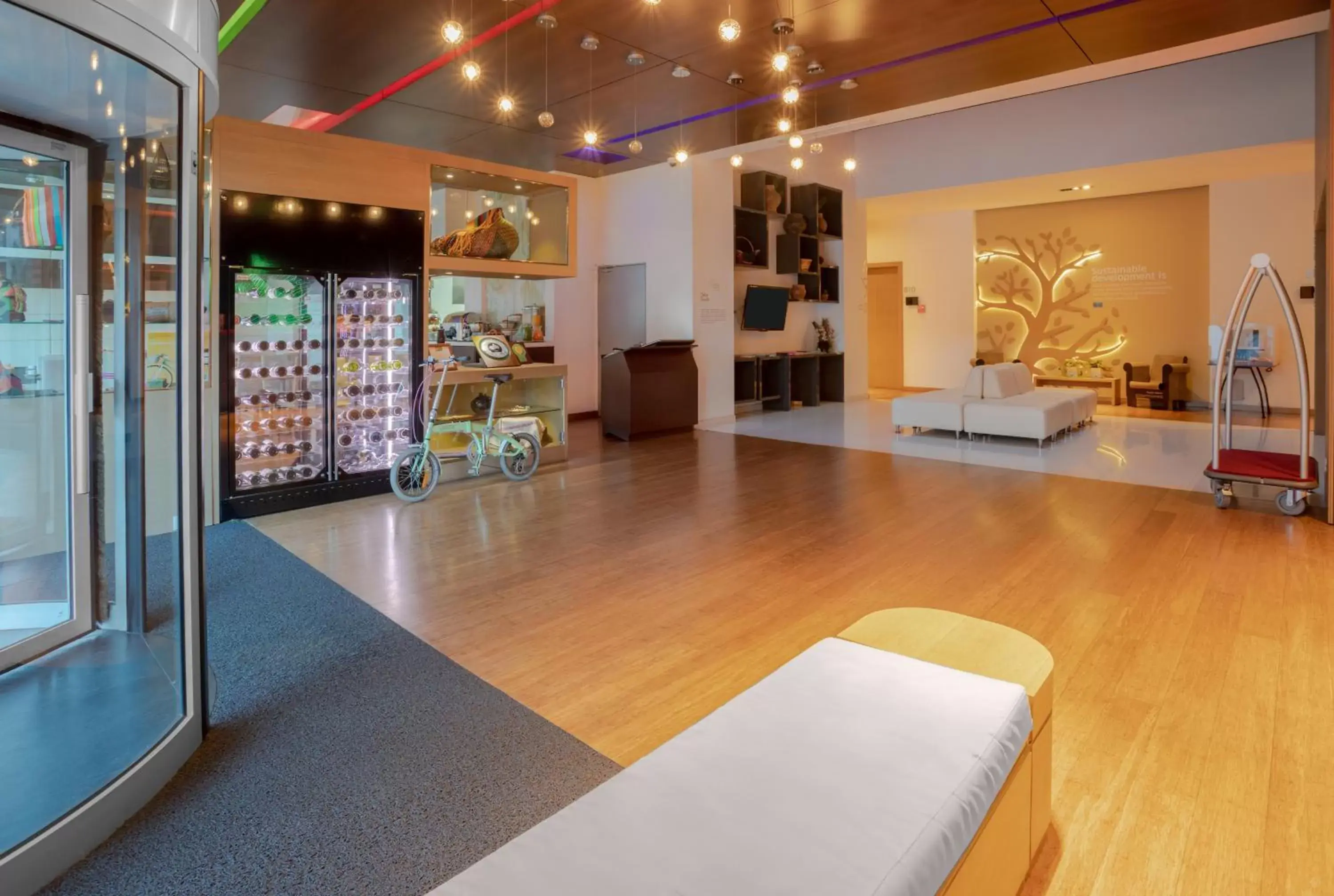 Lobby or reception in Biohotel Organic Suites