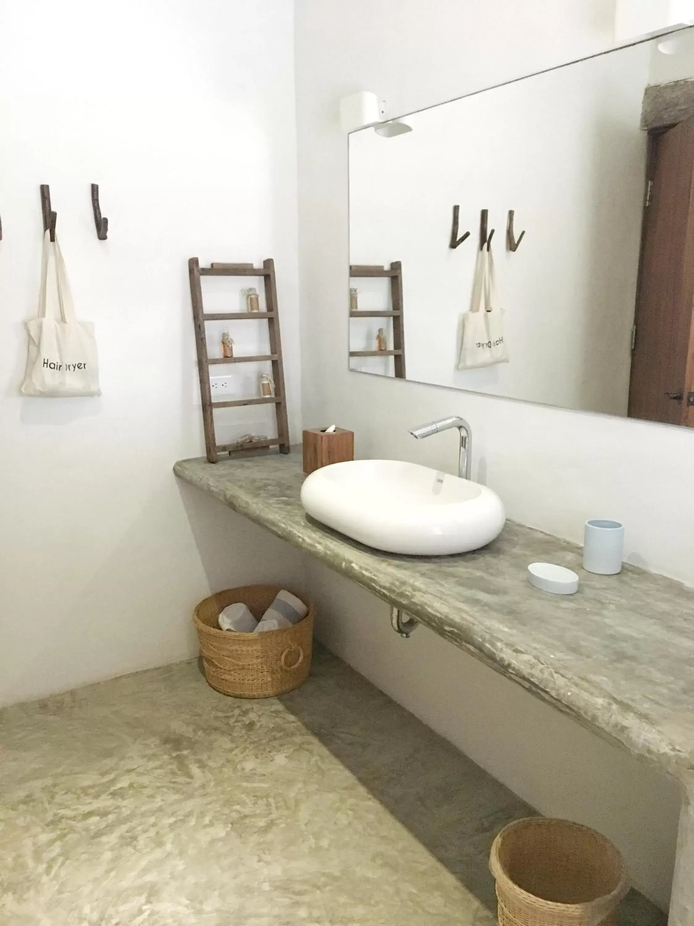 Bathroom in Chiringuito Tulum