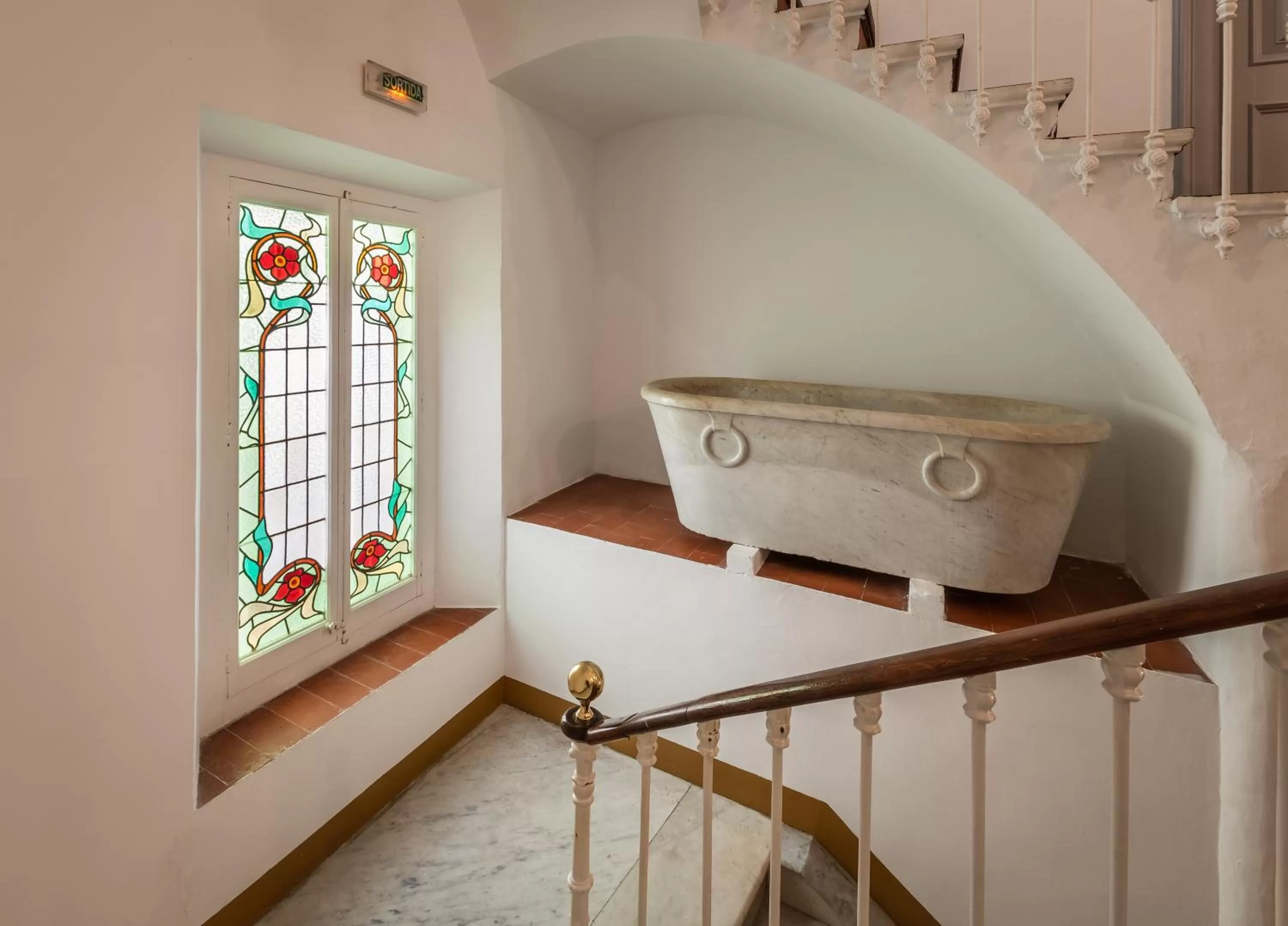 Decorative detail in Hotel Medium Sitges 1883