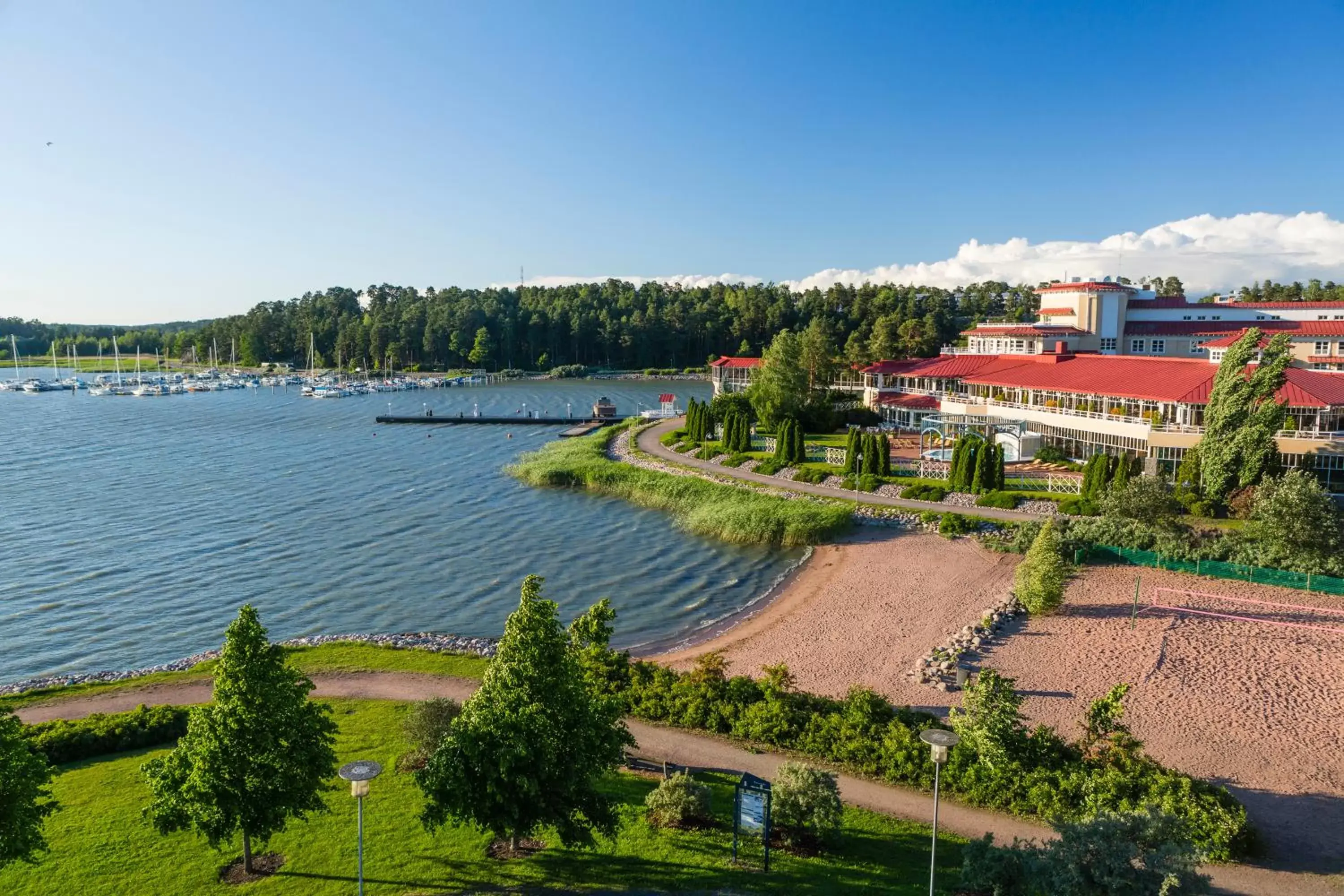 Bird's eye view in Naantali Spa Hotel