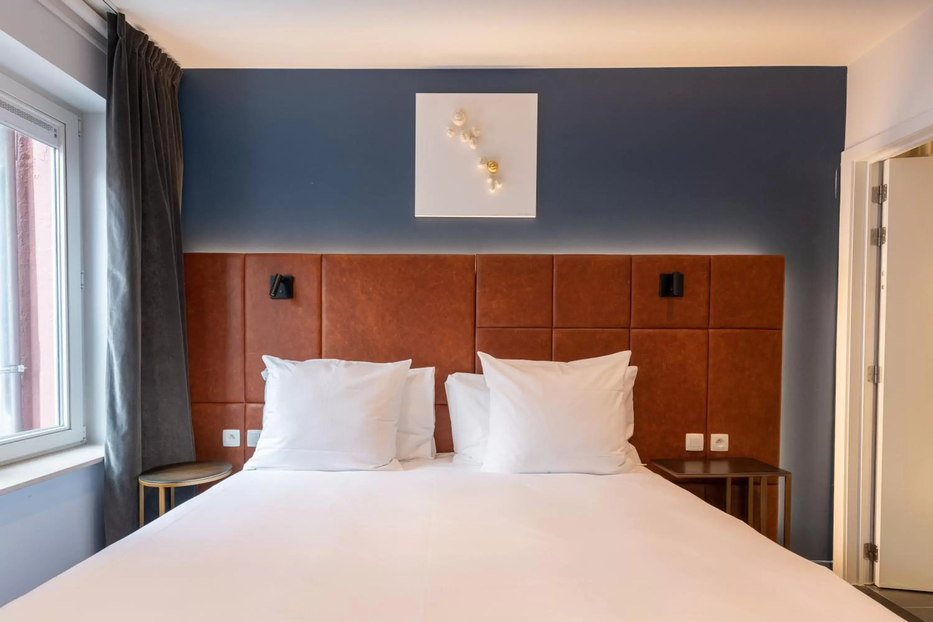 Bed in Boutique Hotel Sablon