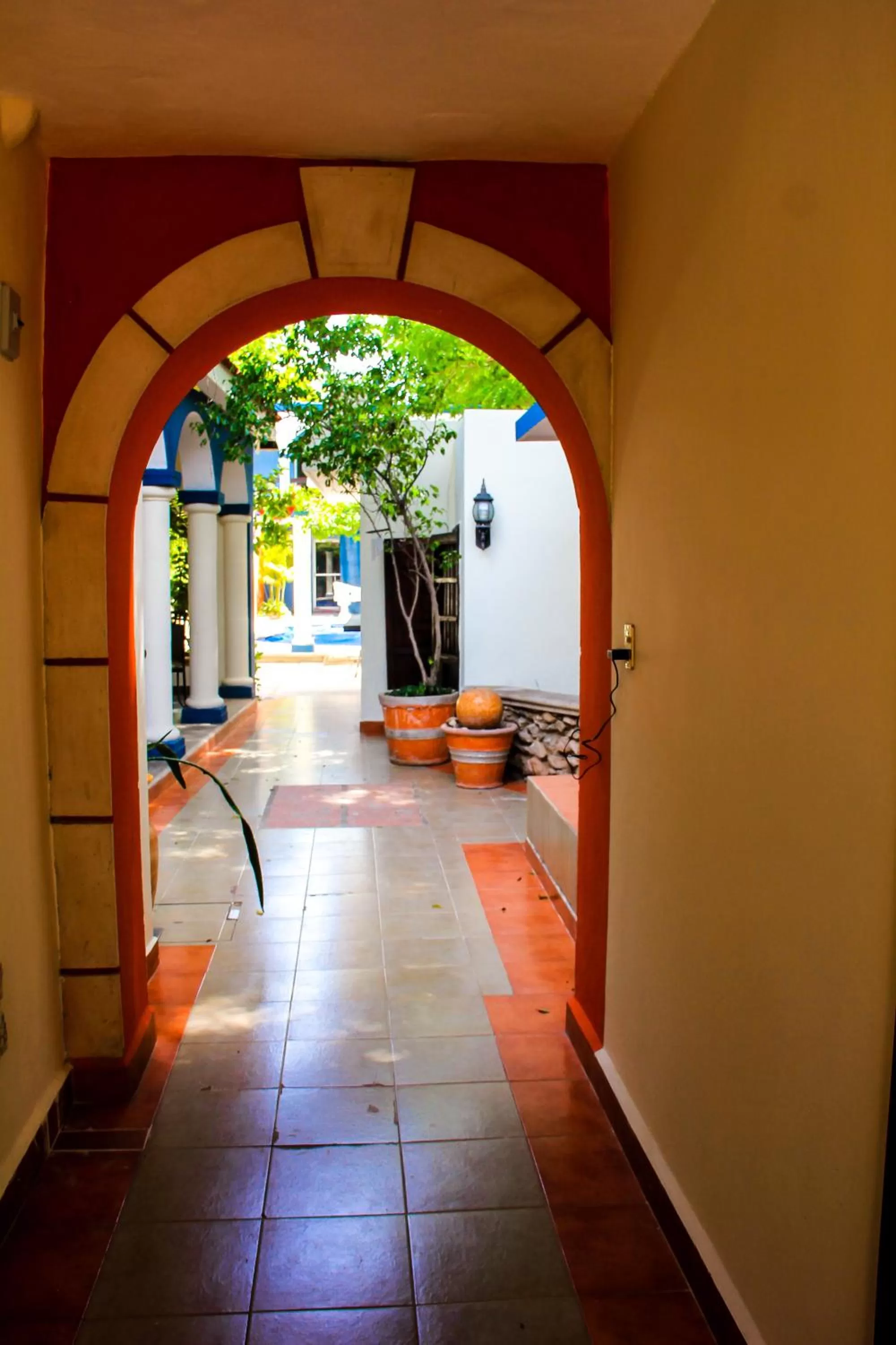Pool view in Hotel Zamna Boutique