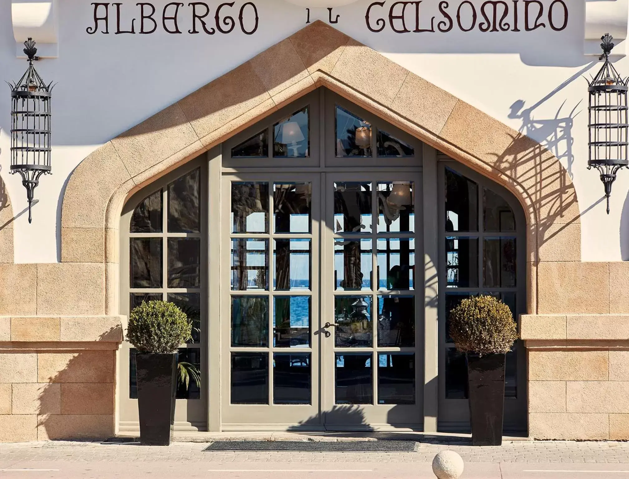 Facade/entrance in Albergo Gelsomino