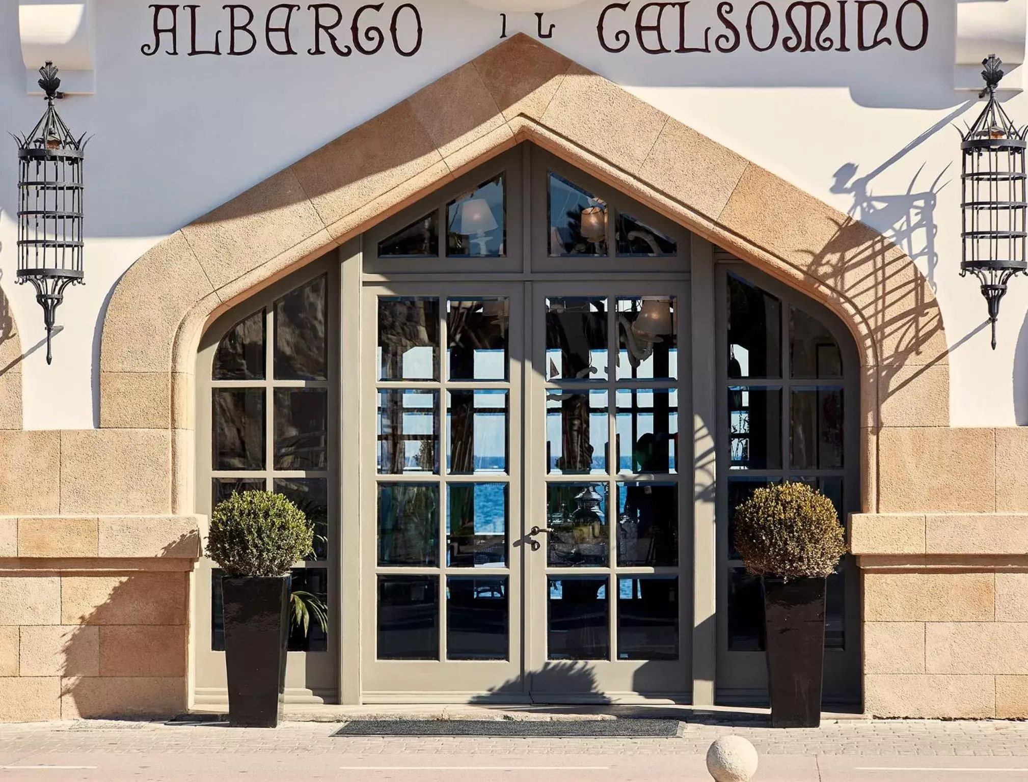 Facade/entrance in Albergo Gelsomino Facade/entrance in Albergo Gelsomino