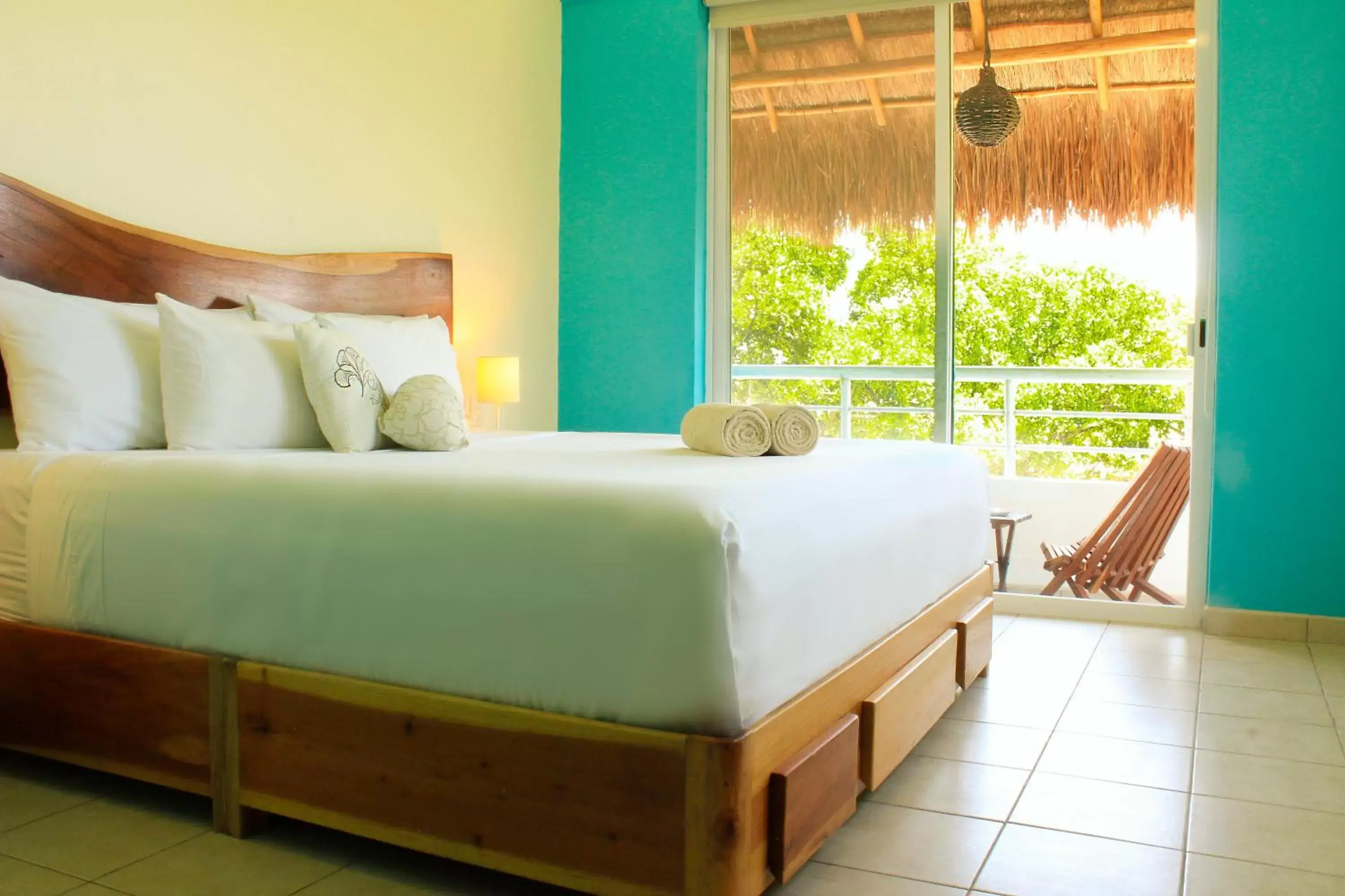 Photo of the whole room, Bed in La Palmita Budget Boutique Hotel