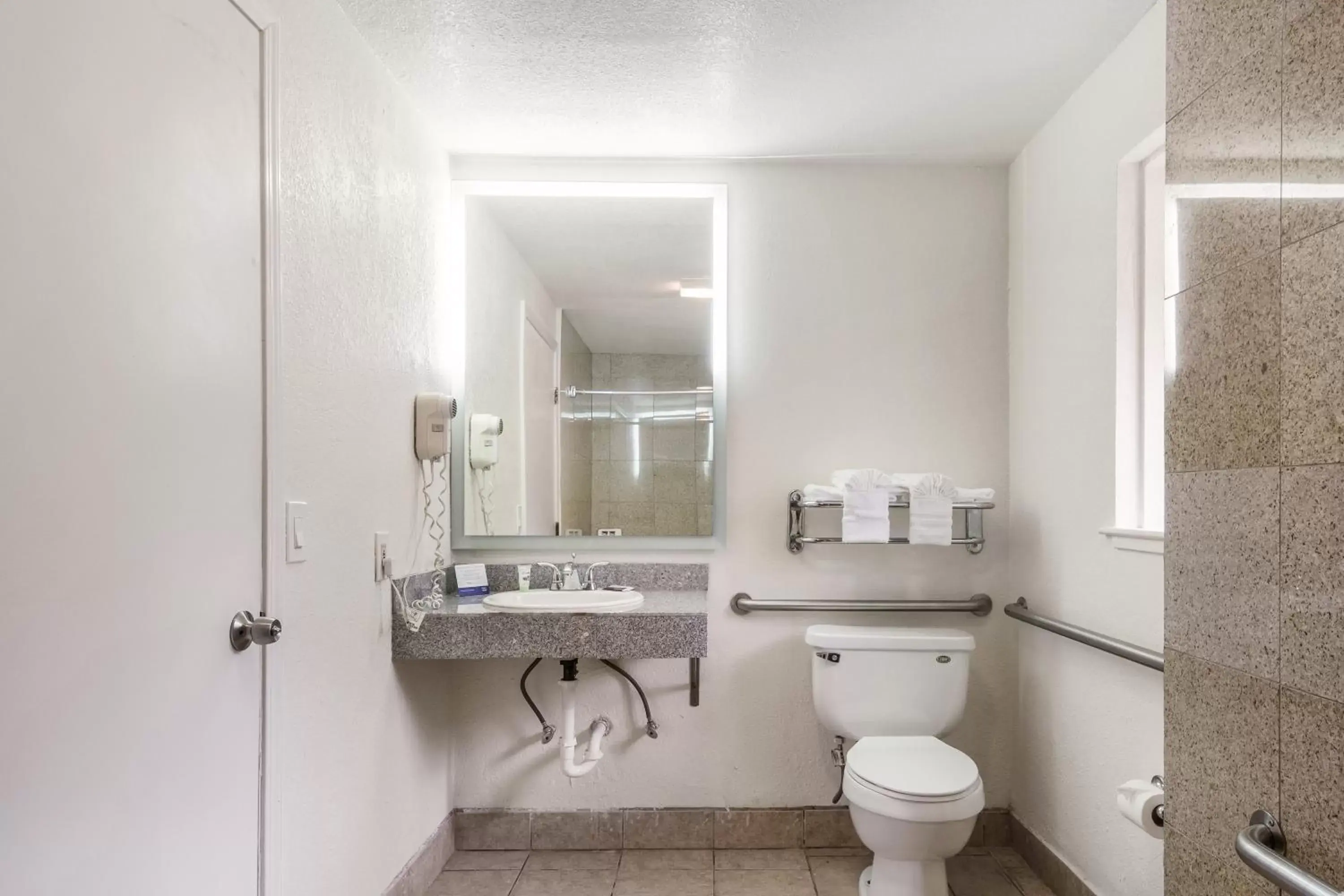 Bathroom in Rodeway Inn near Downtown Monterey